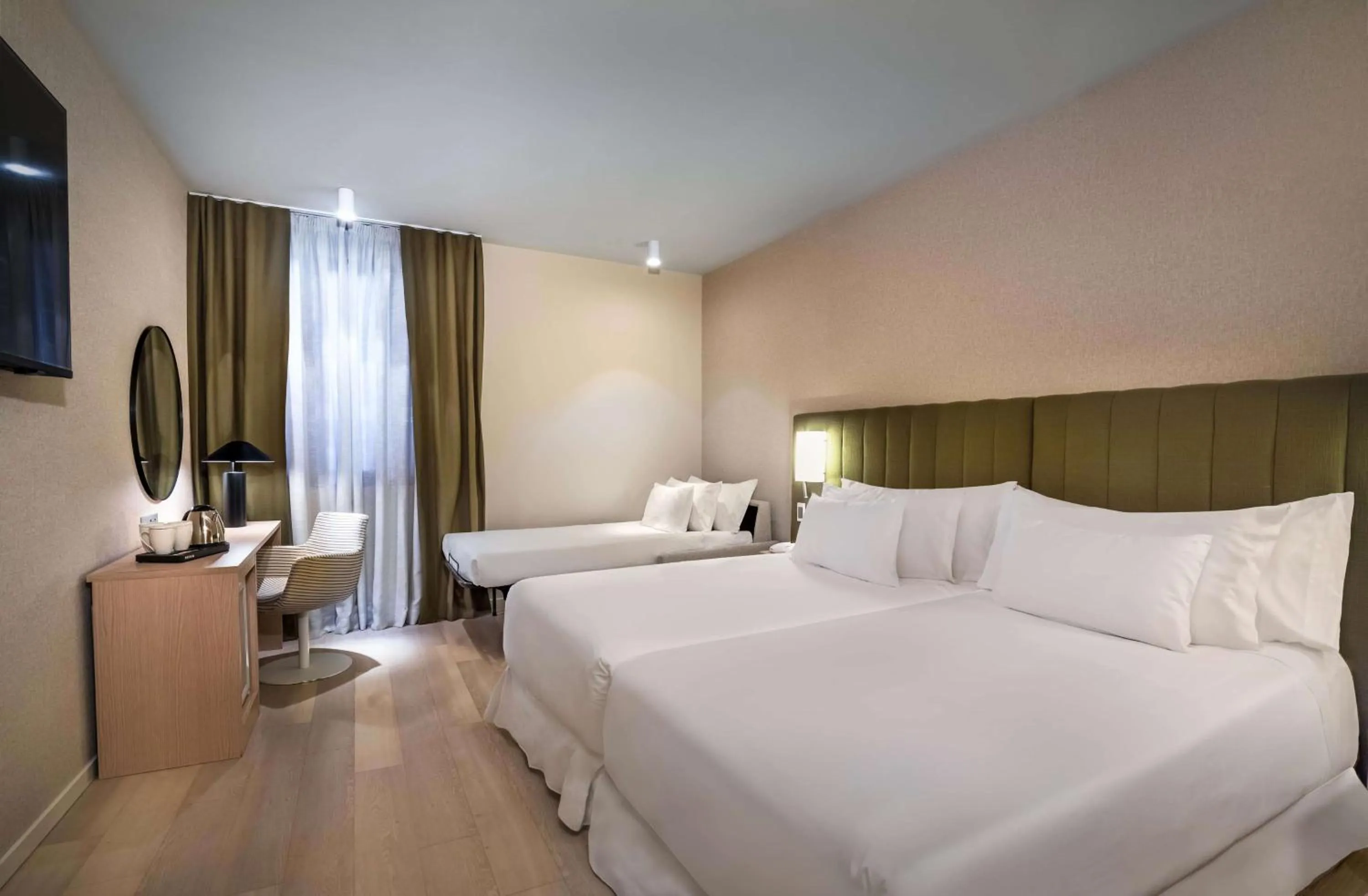 Bed in Barceló Bilbao Nervión