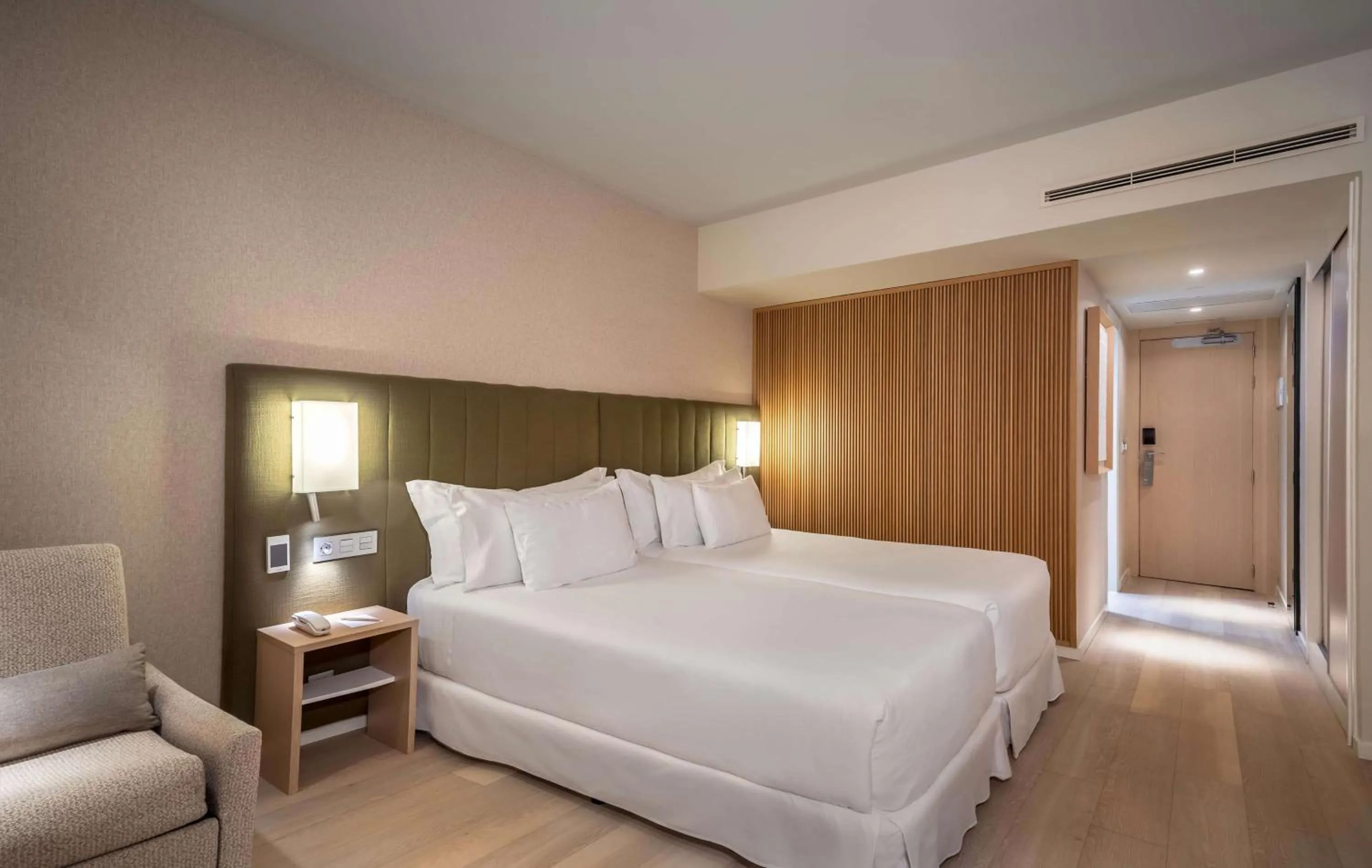 Bed in Barceló Bilbao Nervión