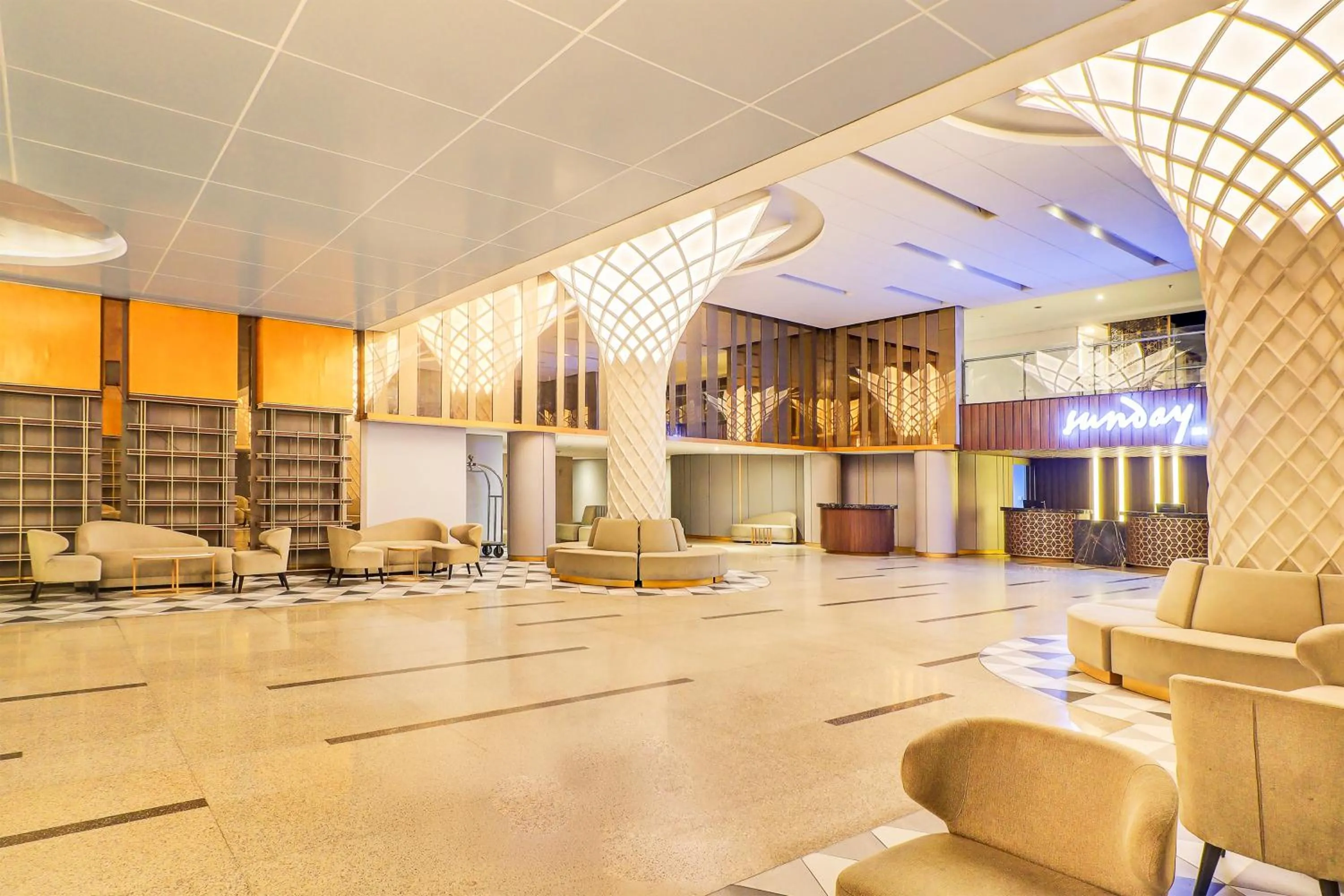 Seating area in Sunday Hotel Arshika Sunset Road