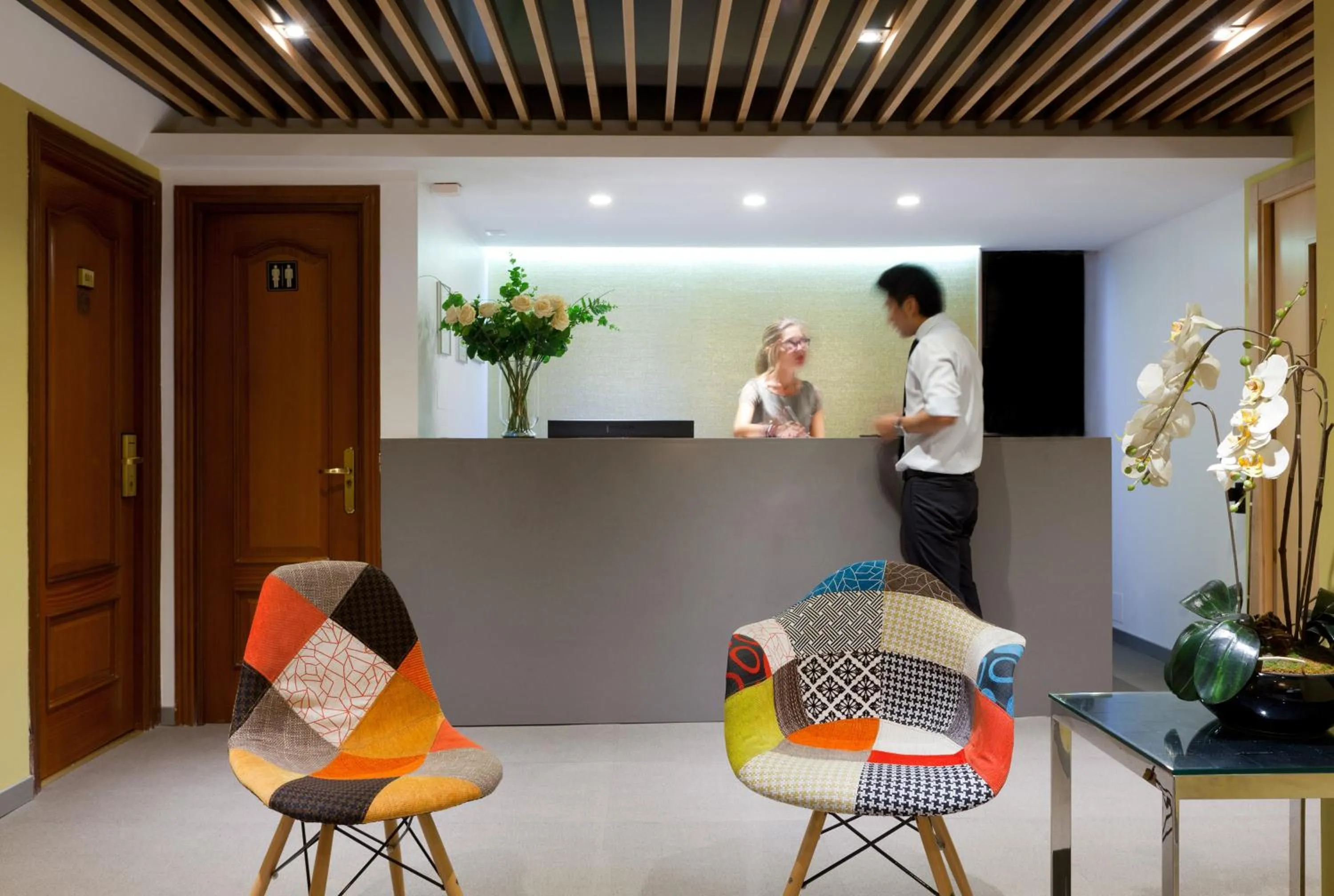 Lobby or reception in Hostal Astoria