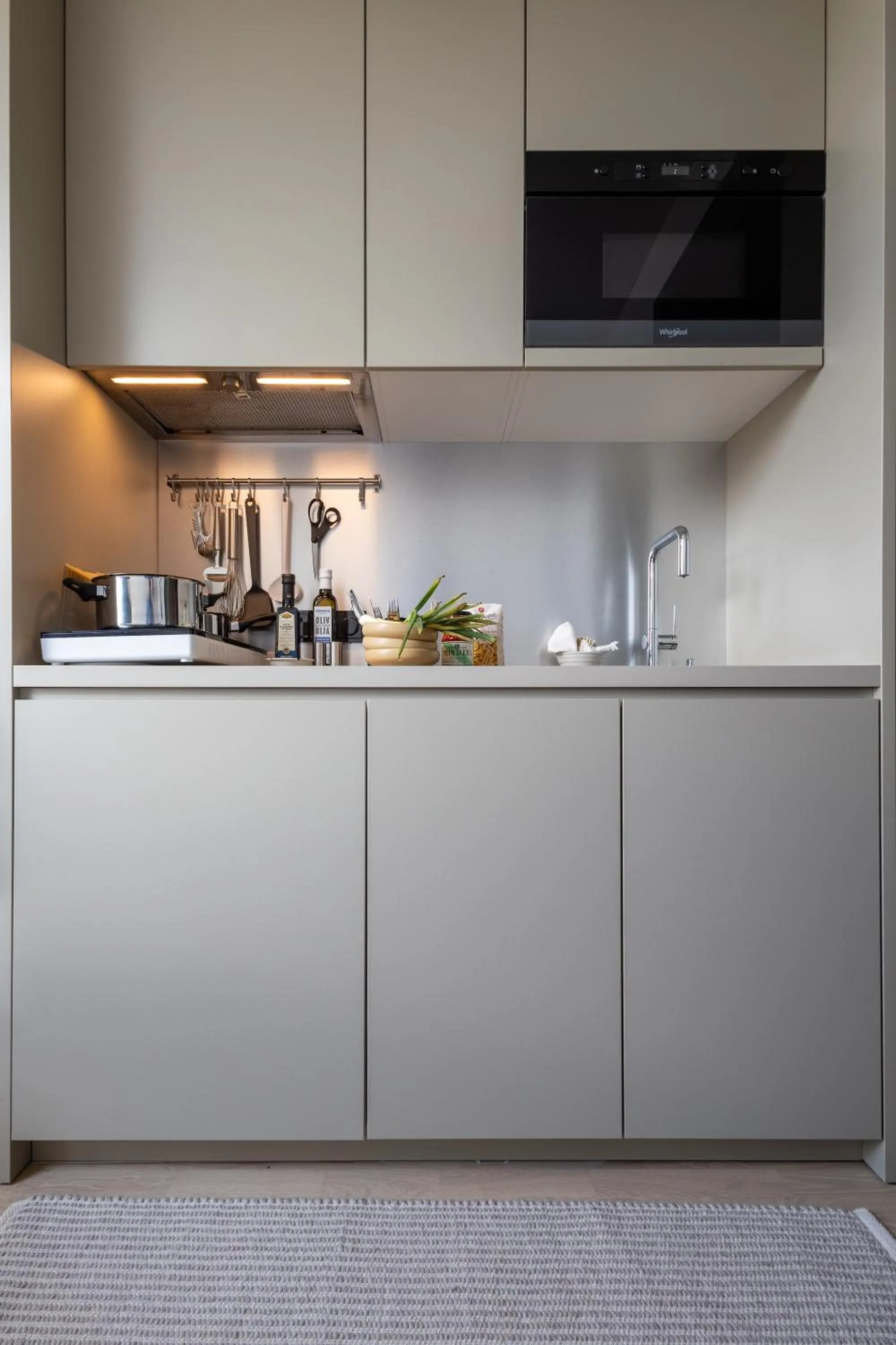 Kitchen or kitchenette in Unity Malmö - A Studio Hotel