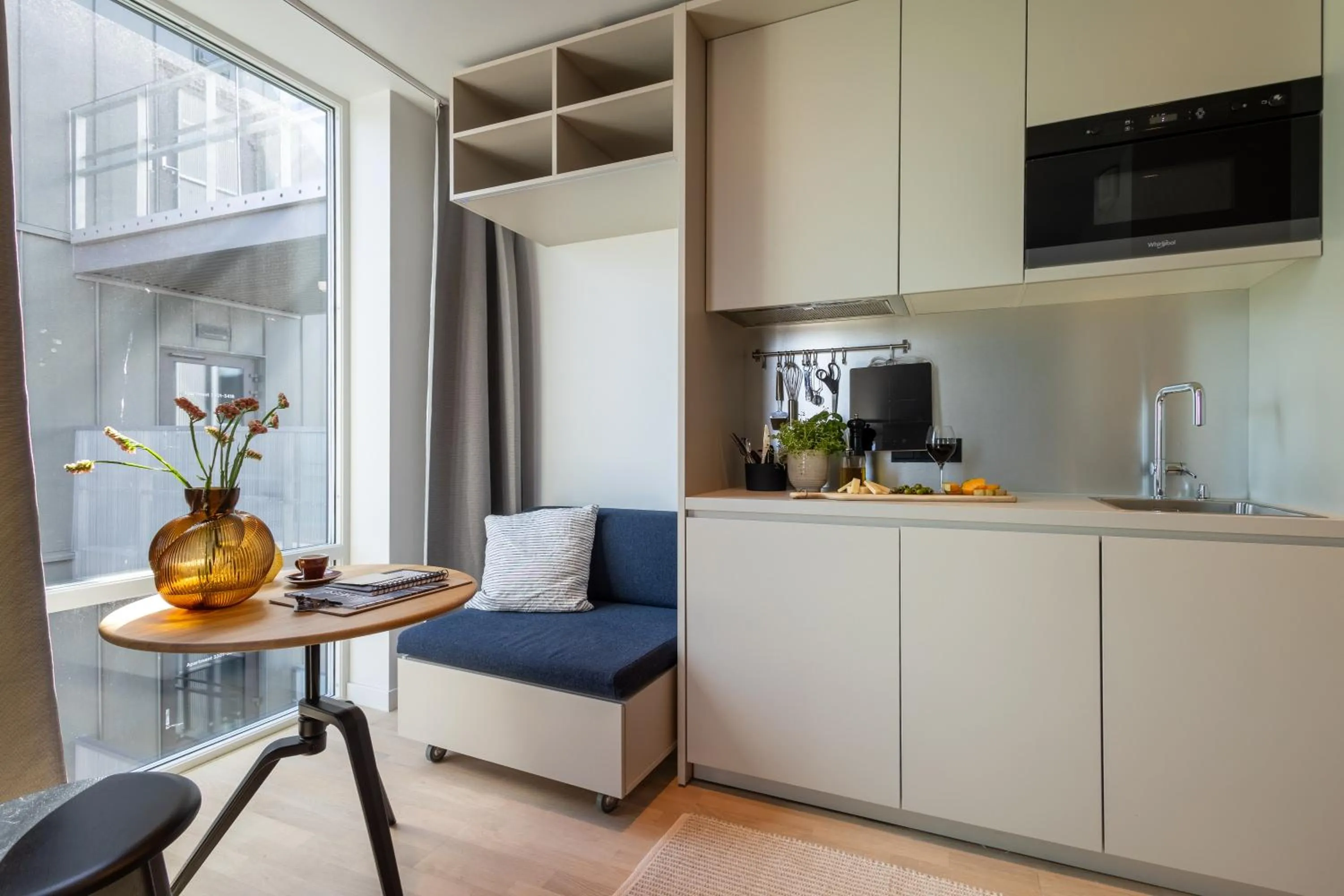 Kitchen or kitchenette in Unity Malmö - A Studio Hotel