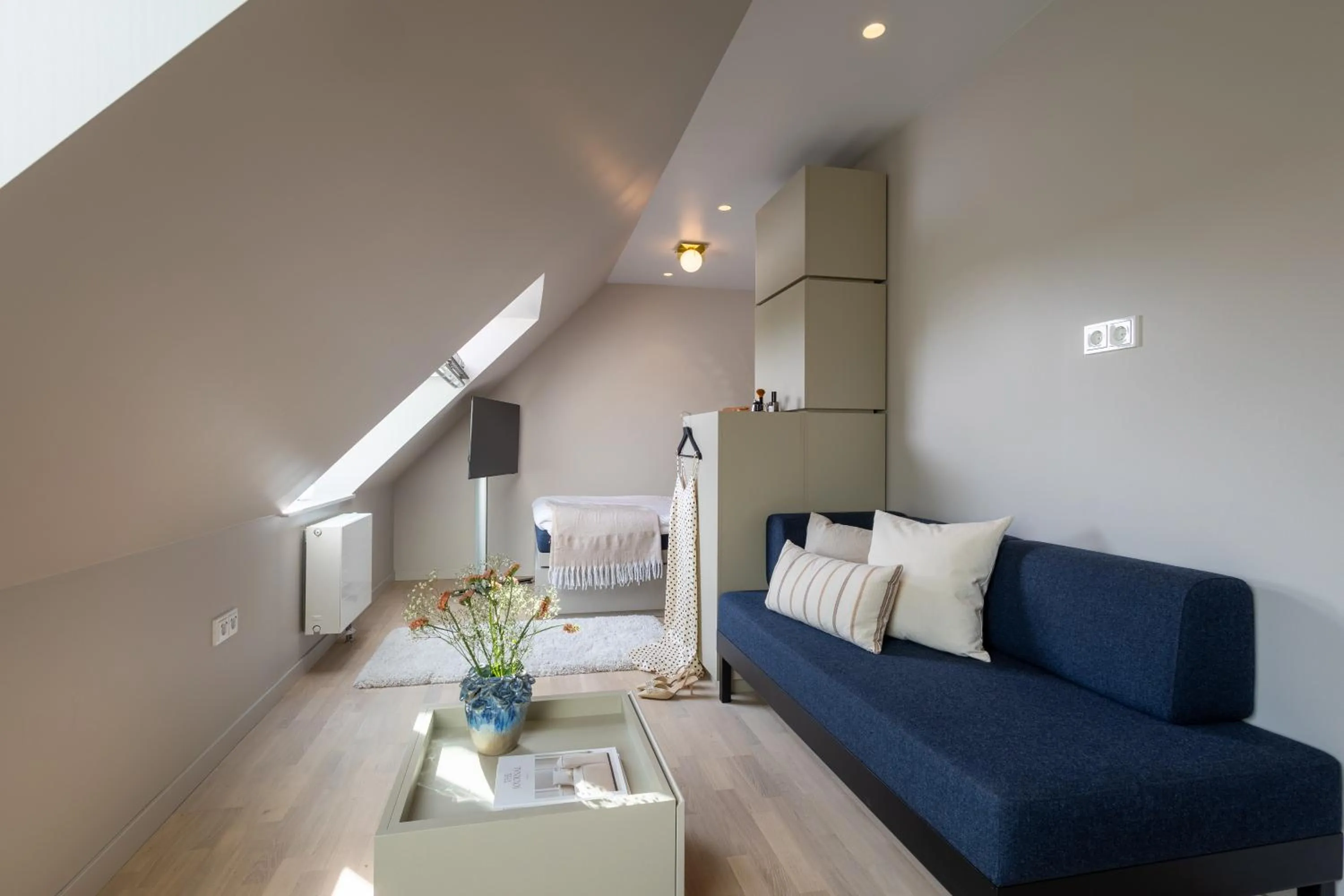 Living room in Unity Malmö - A Studio Hotel