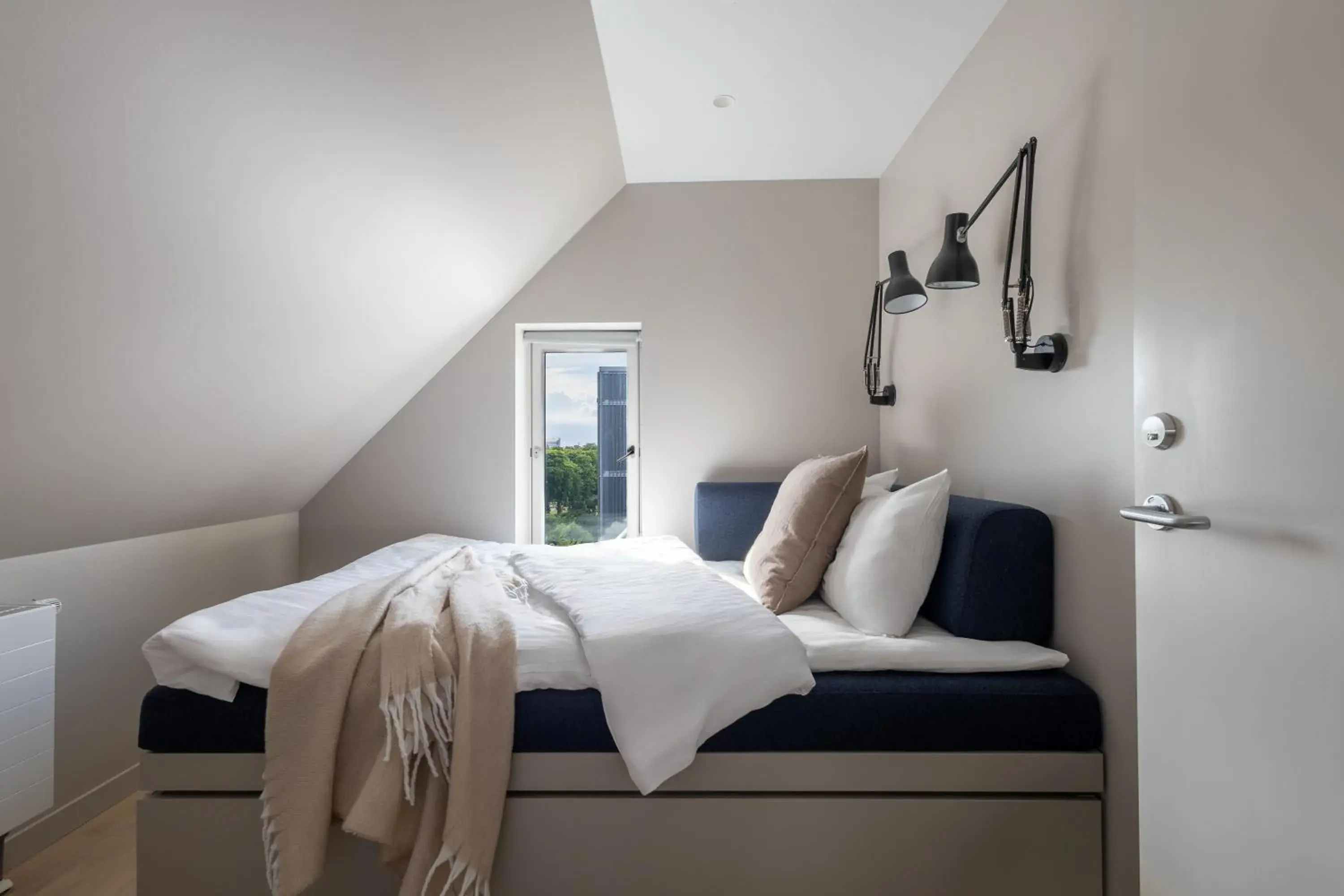 Bed in Unity Malmö - A Studio Hotel Bed in Unity Malmö - A Studio Hotel