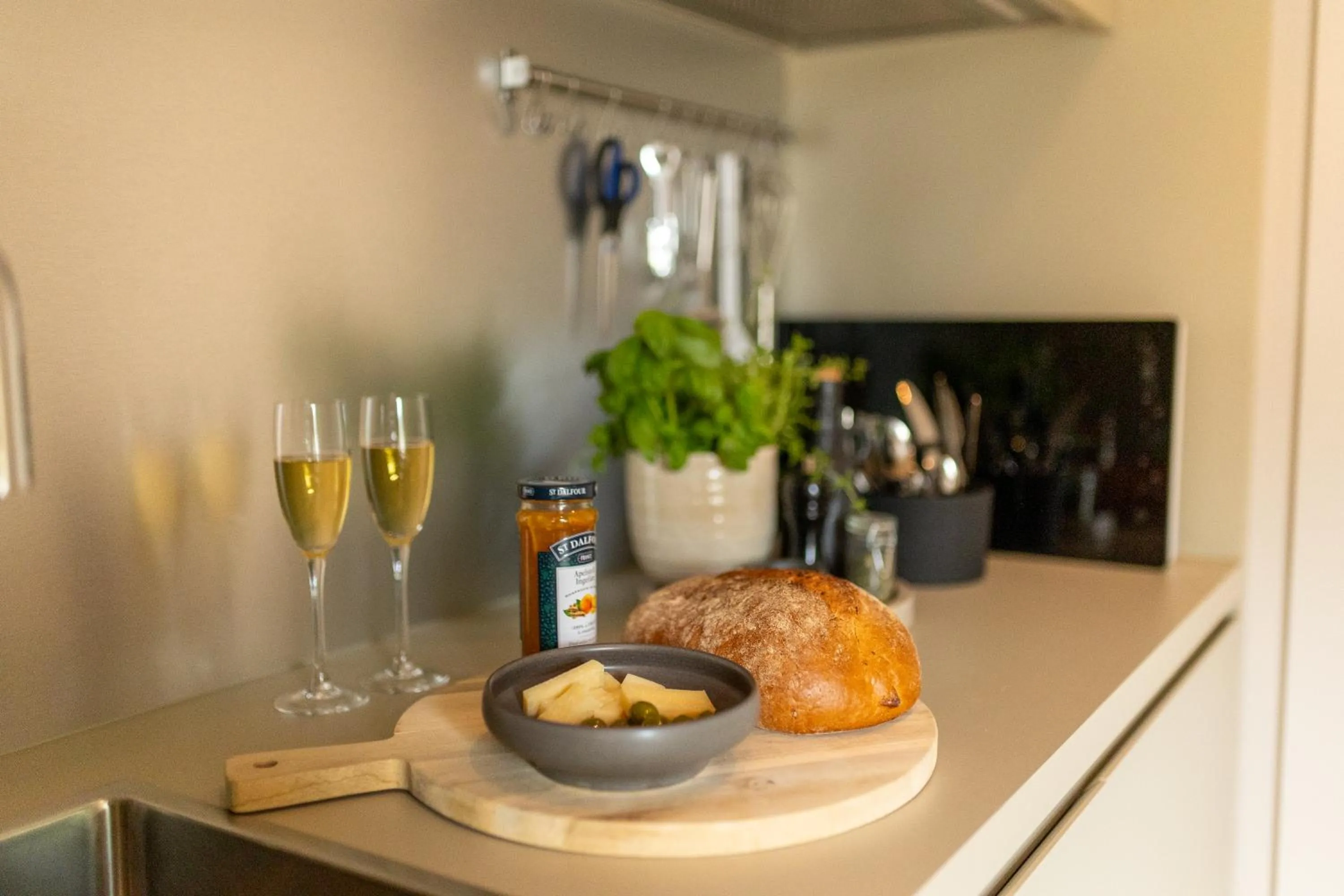 Kitchen or kitchenette in Unity Malmö - A Studio Hotel