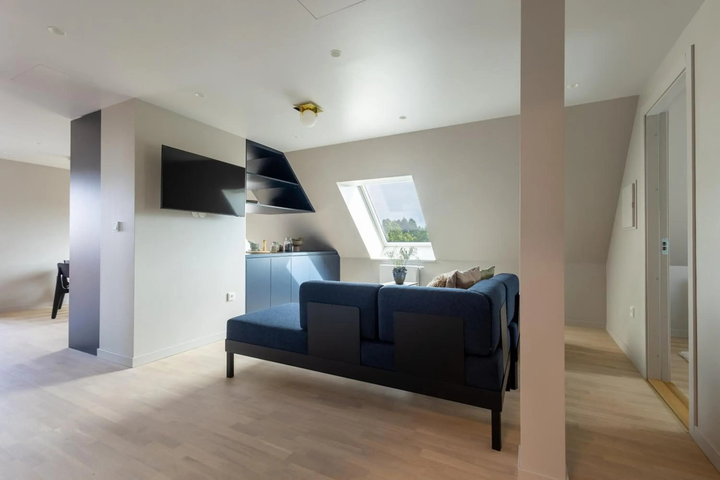 TV and multimedia, Bed in Unity Malmö - A Studio Hotel TV and multimedia, Bed in Unity Malmö - A Studio Hotel