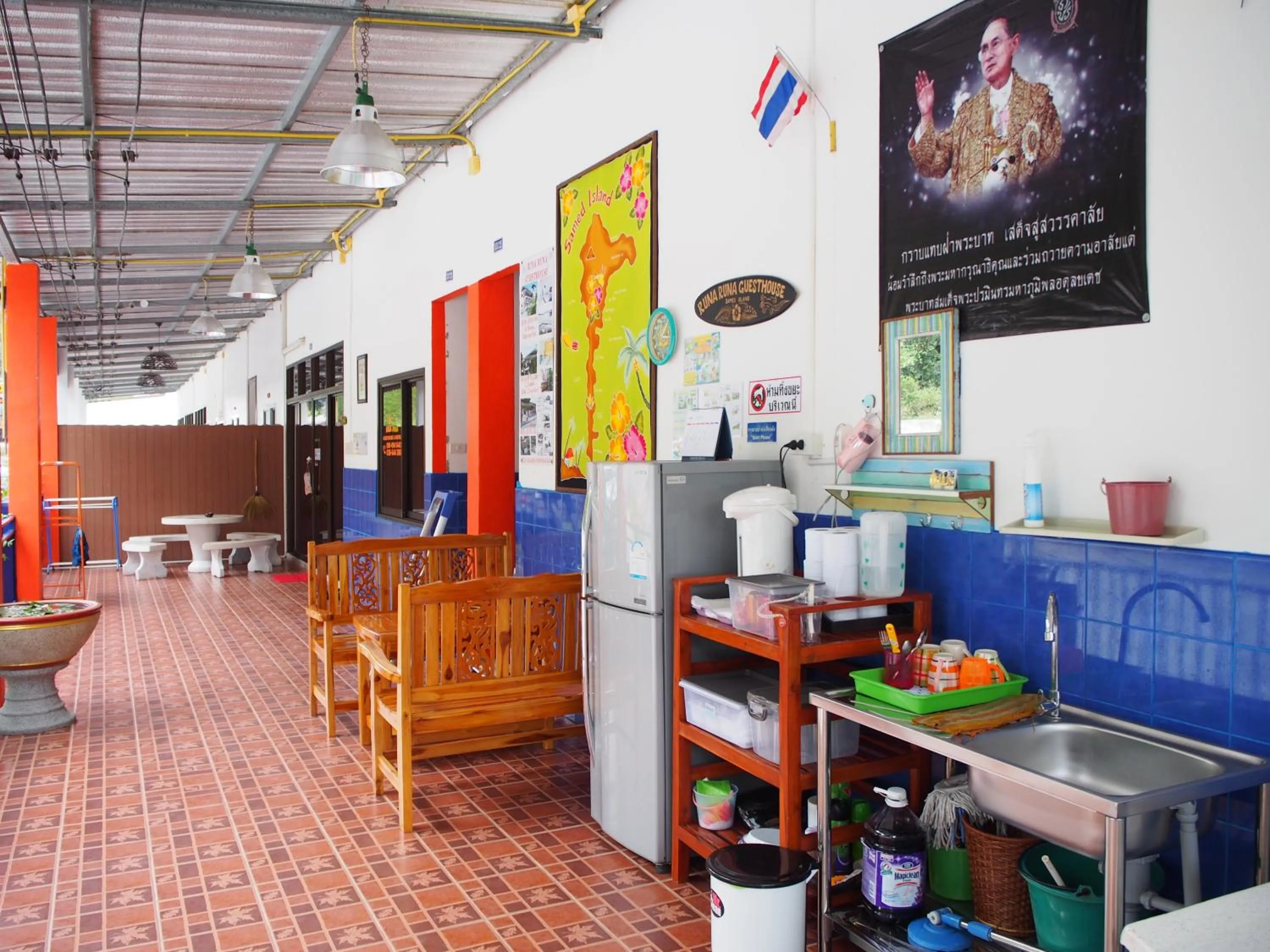 Kitchen or kitchenette in Runa Runa The Best Samed Island