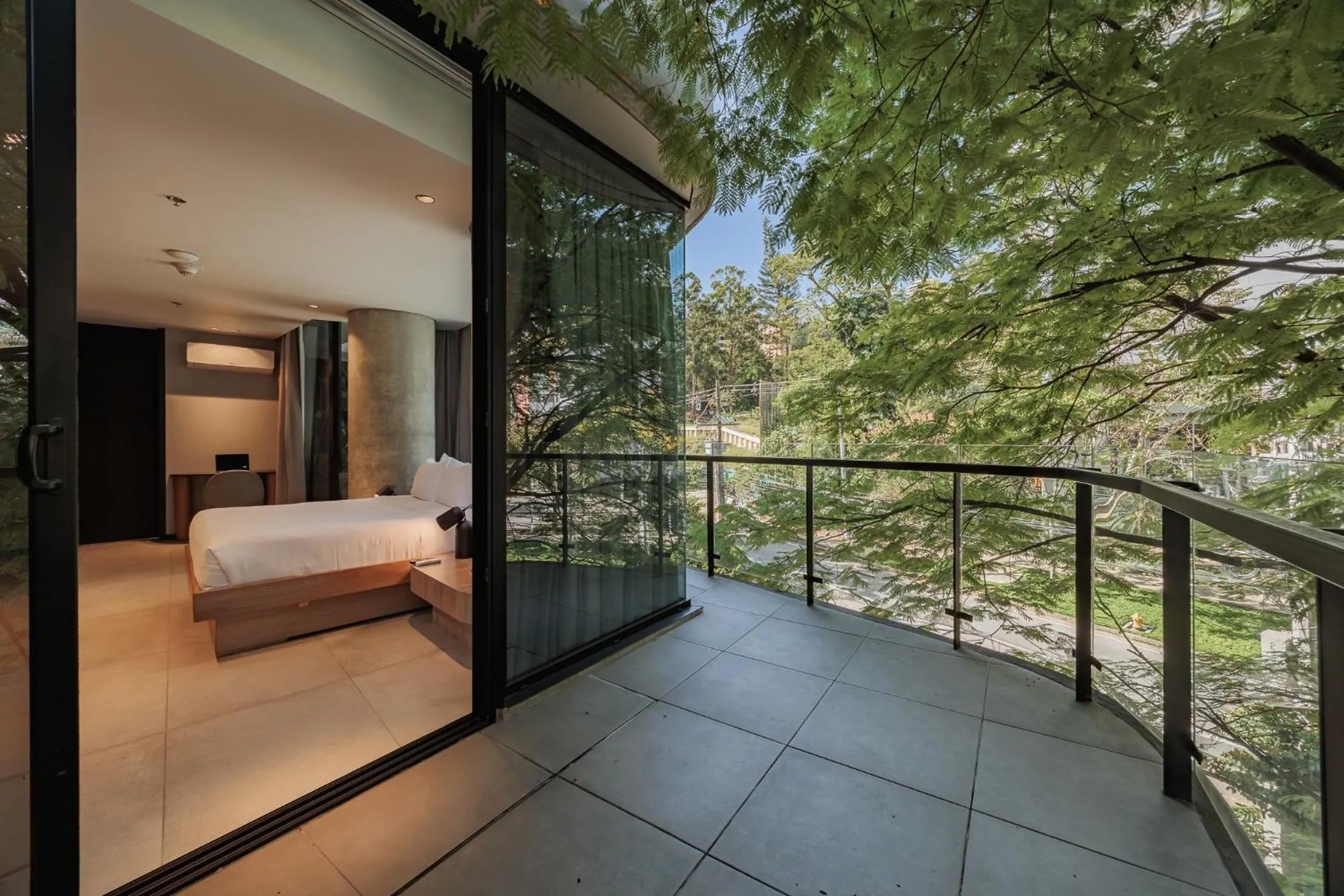 View (from property/room), Bed in Seissta Medellín