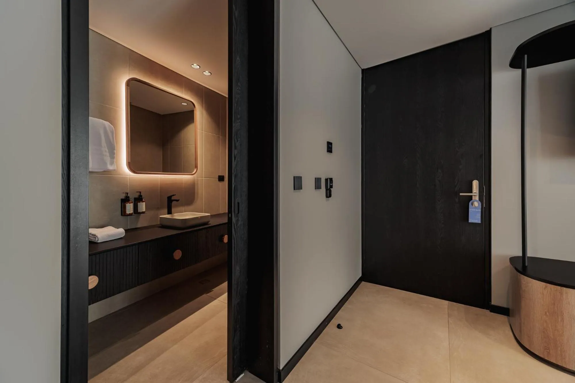 Bathroom, Bed in Seissta Medellín