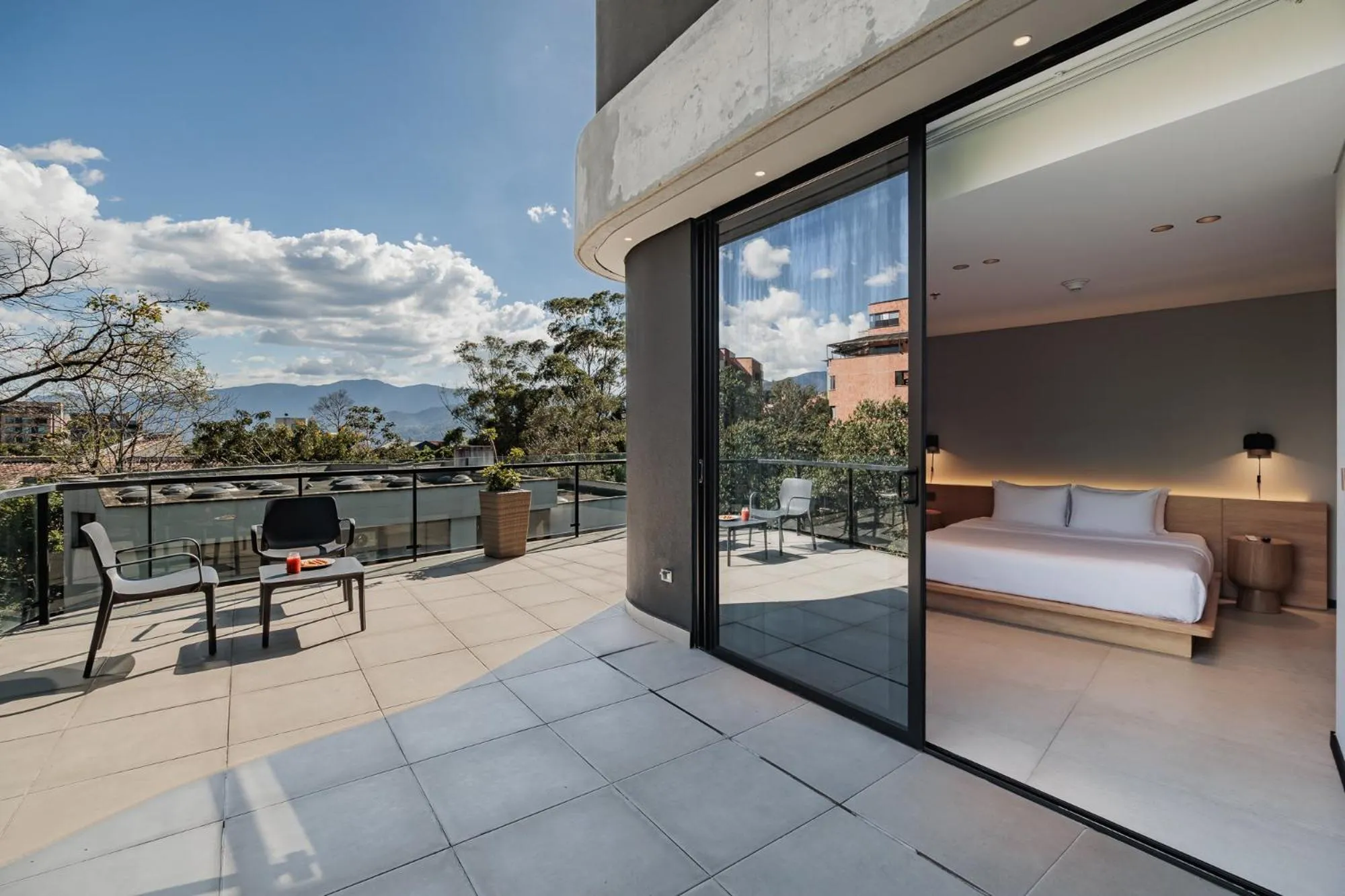 View (from property/room), Bed in Seissta Medellín