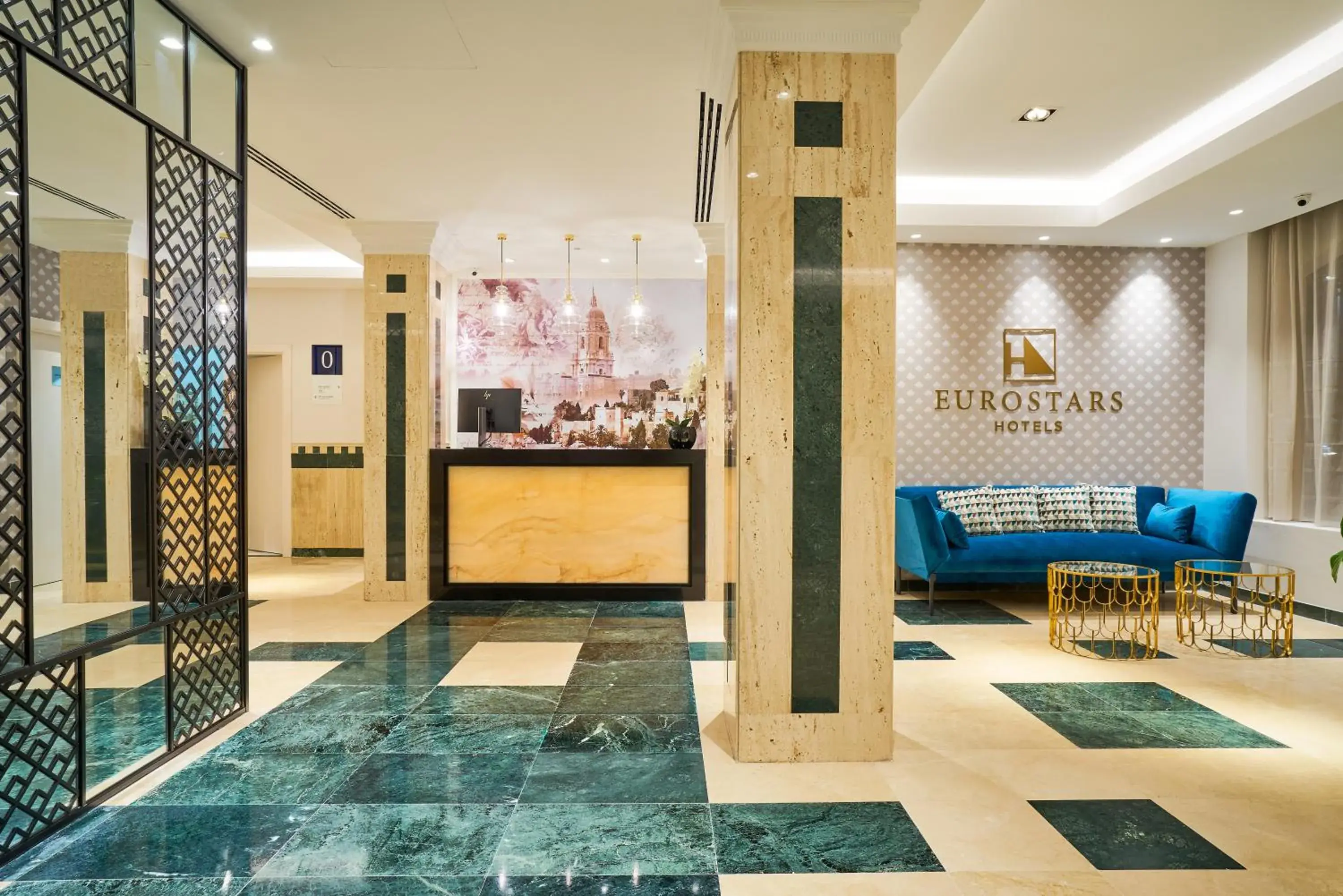 Lobby or reception in Eurostars Astoria Lobby or reception in Eurostars Astoria