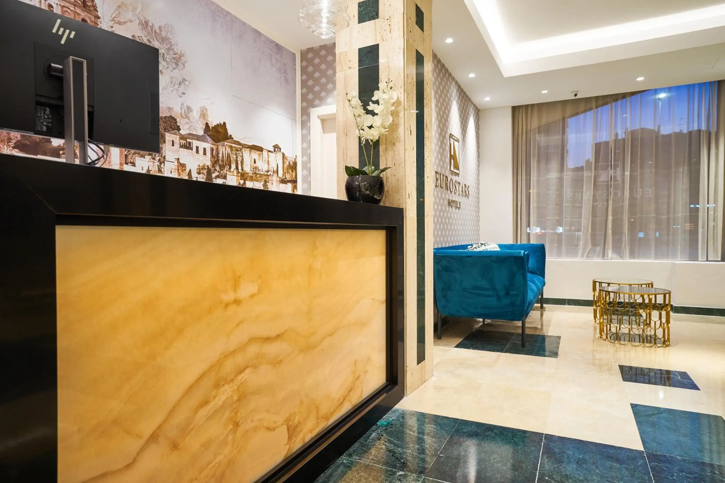 Lobby or reception in Eurostars Astoria Lobby or reception in Eurostars Astoria