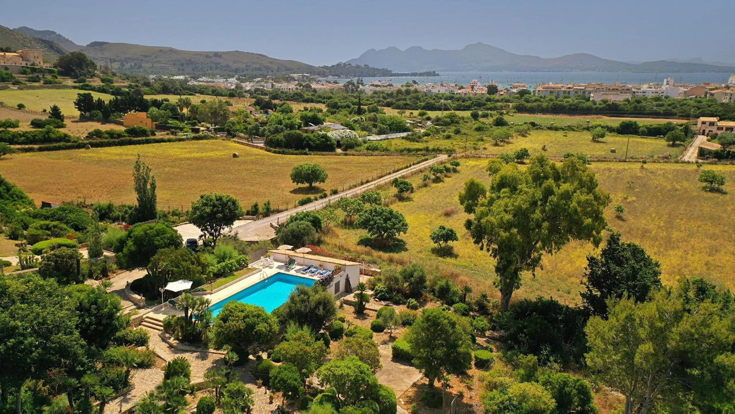 Swimming pool in Villa Boquer Petit - Piedra