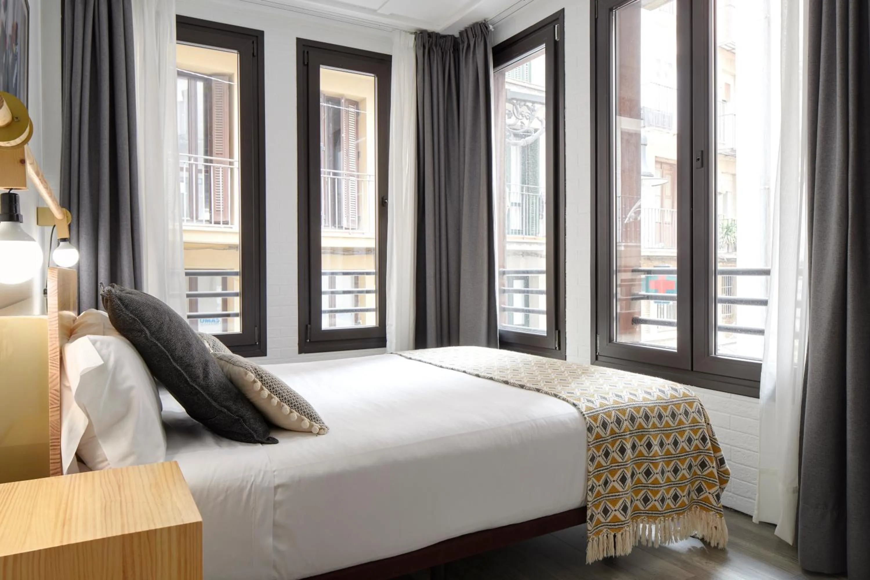 Bed in Hostal Arriazu