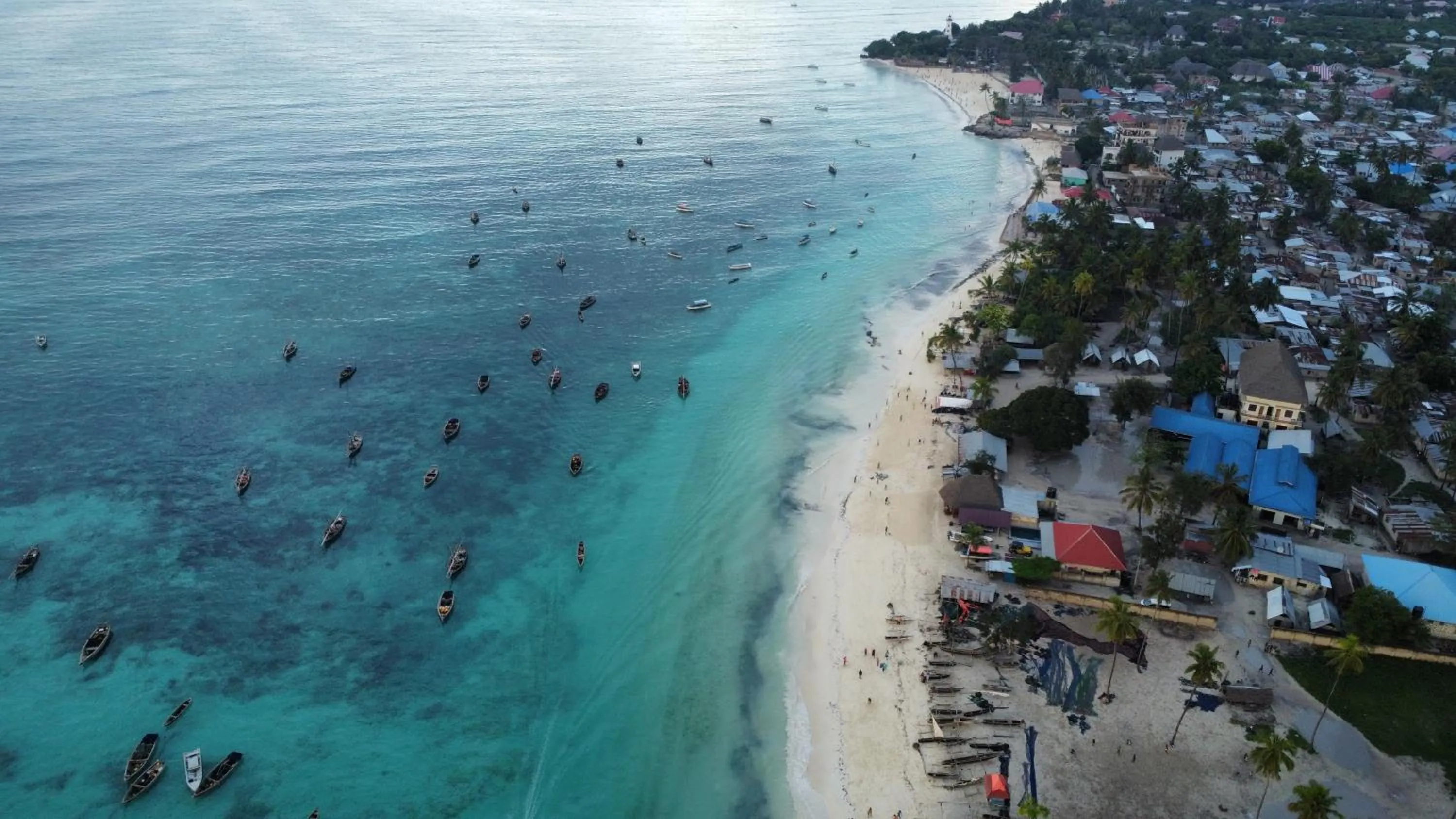 Bird's eye view in Mambo Boutique Nungwi