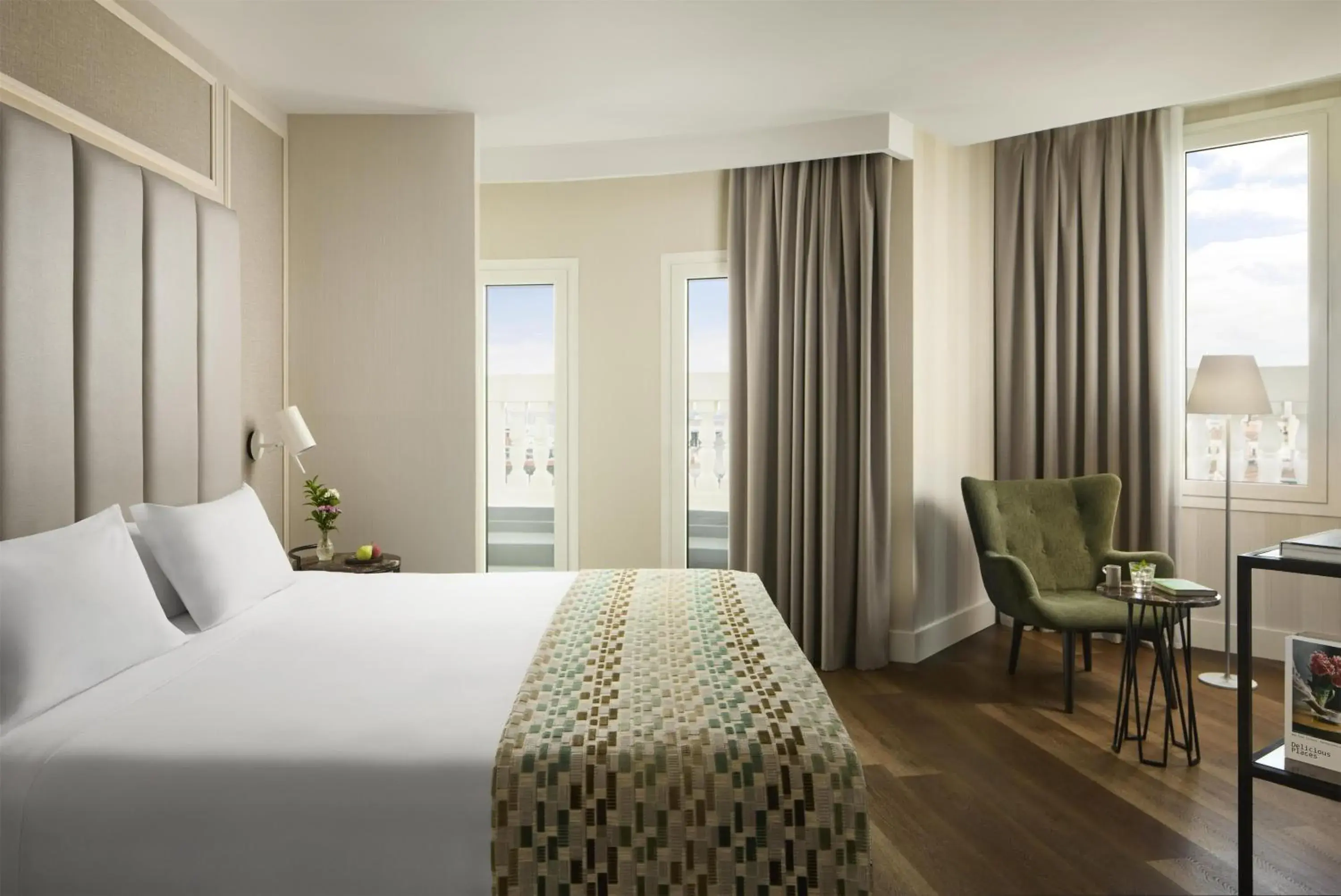 Photo of the whole room, Bed in NH Madrid Nacional Photo of the whole room, Bed in NH Madrid Nacional