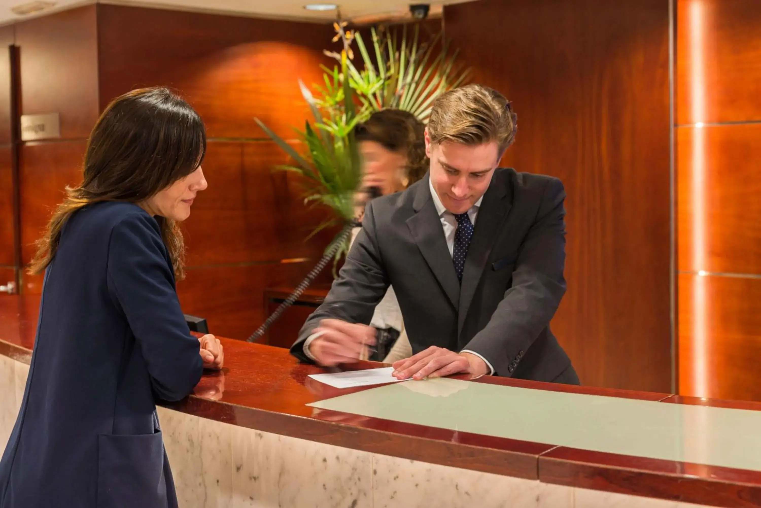 Lobby or reception in Aparthotel Mariano Cubi Barcelona Lobby or reception in Aparthotel Mariano Cubi Barcelona