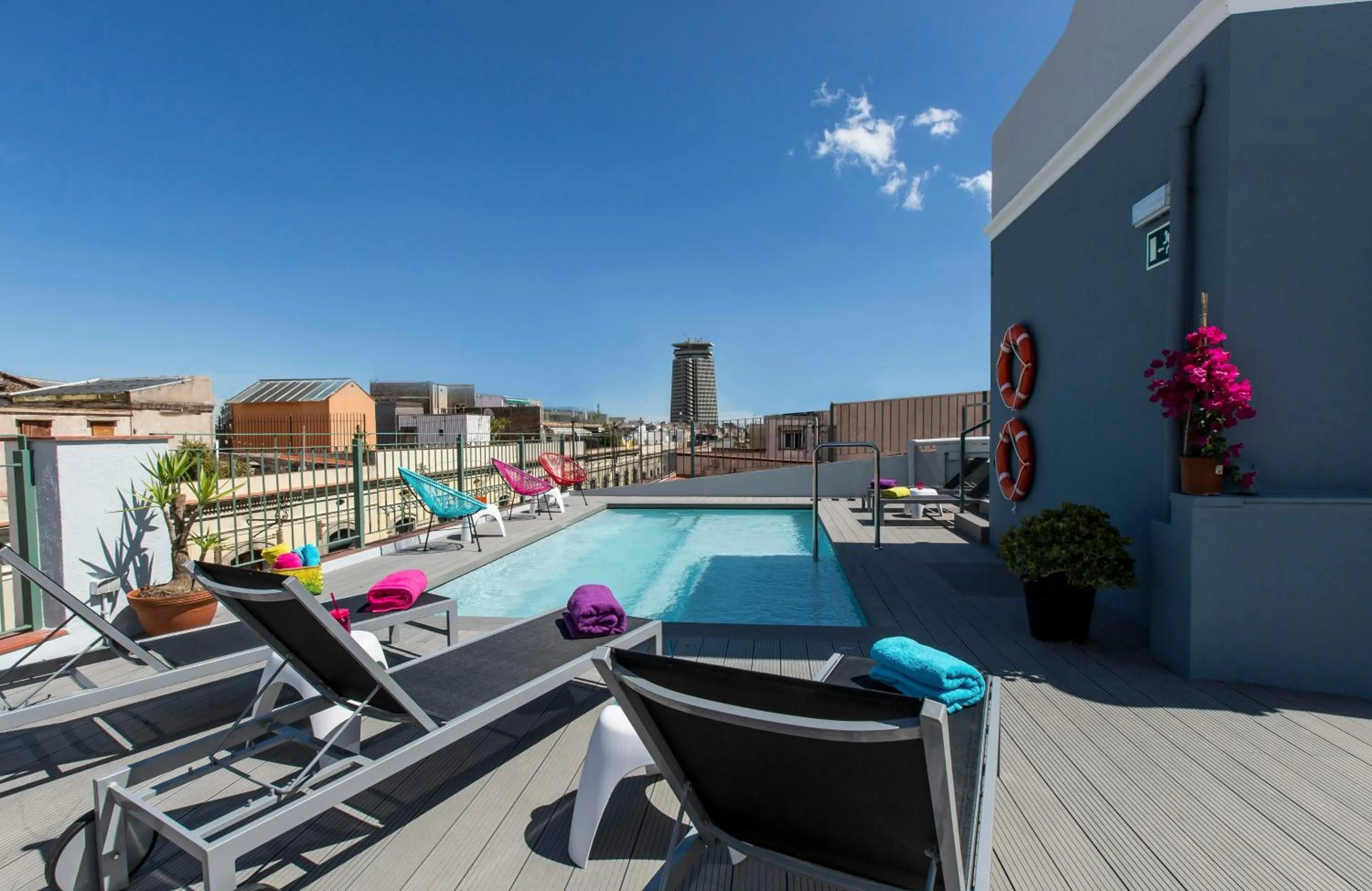 Swimming pool in Leonardo Hotel Barcelona Las Ramblas