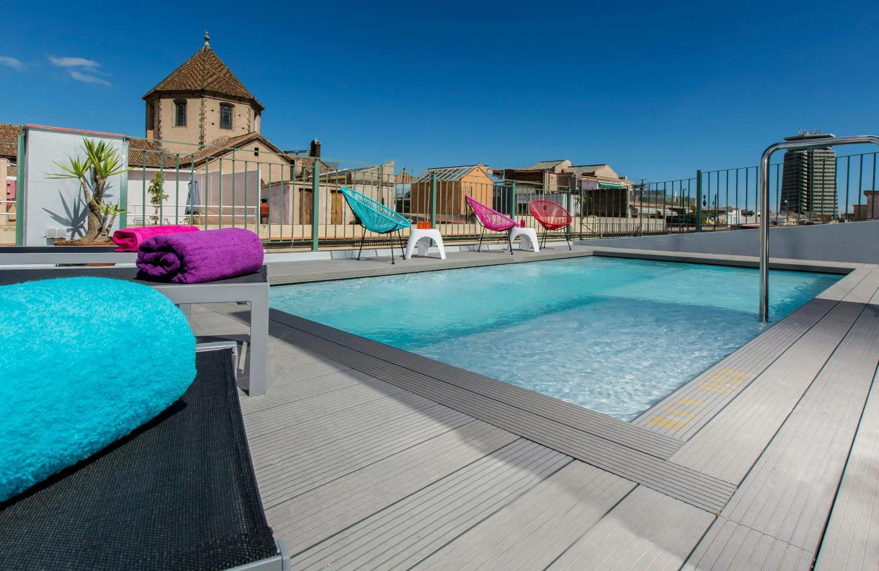 Swimming pool in Leonardo Hotel Barcelona Las Ramblas