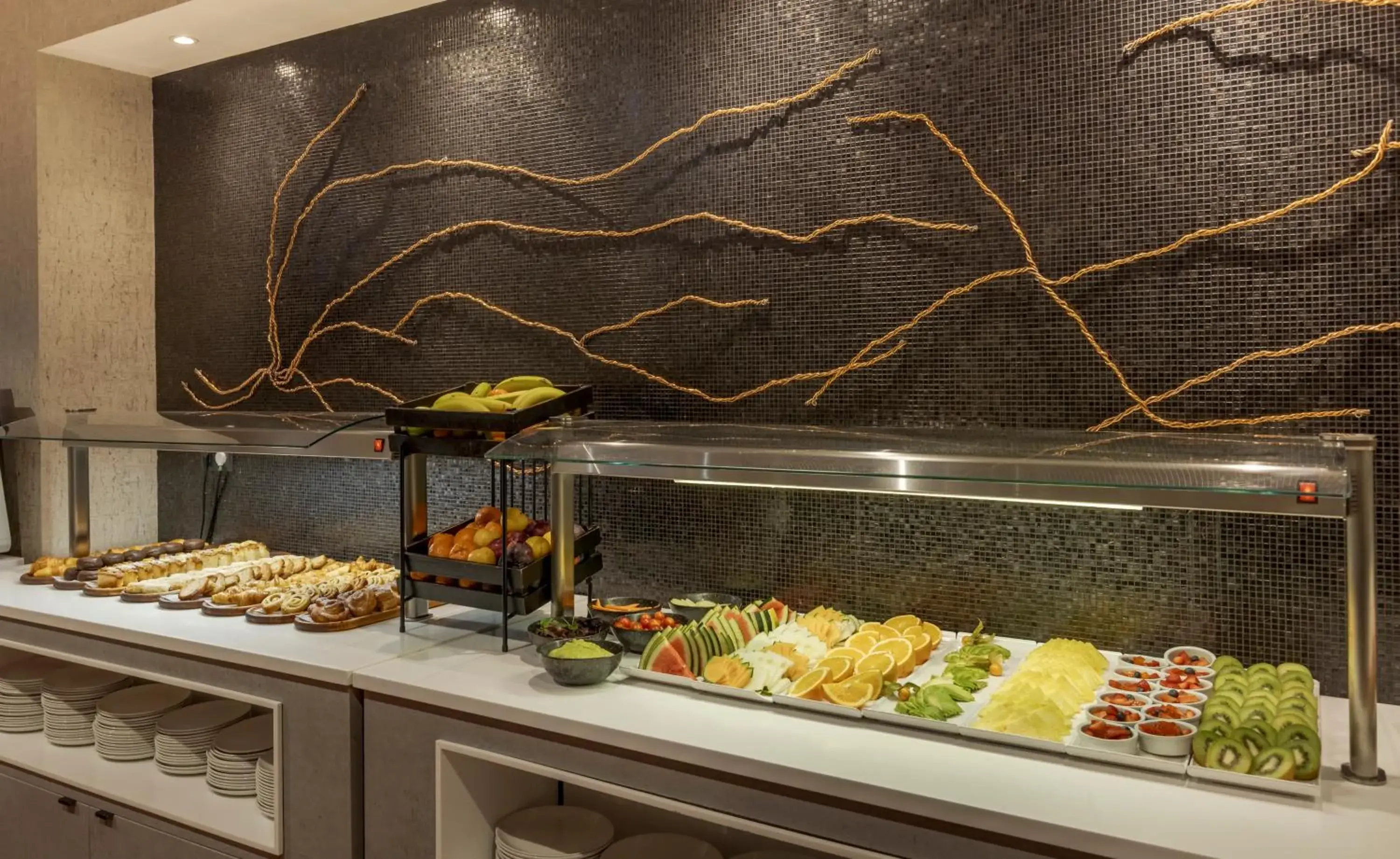 Buffet breakfast in Ilunion Pio XII Buffet breakfast in Ilunion Pio XII