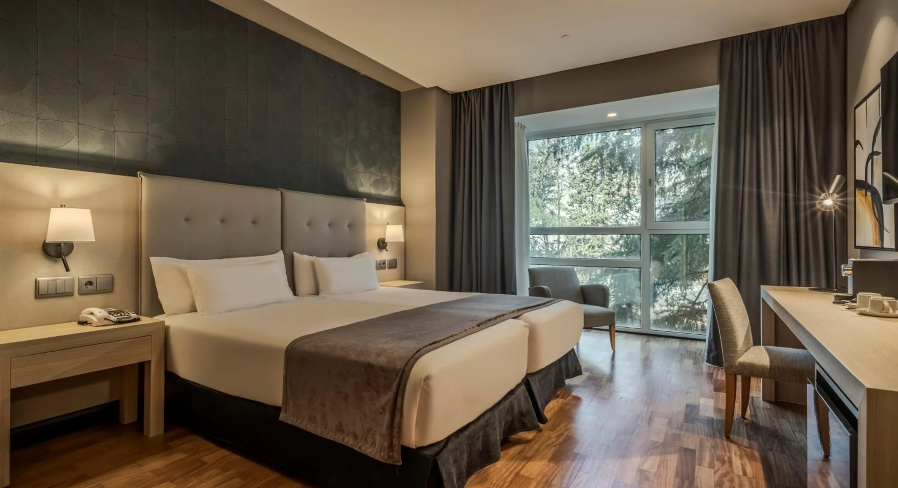 Bedroom, Bed in Ilunion Pio XII