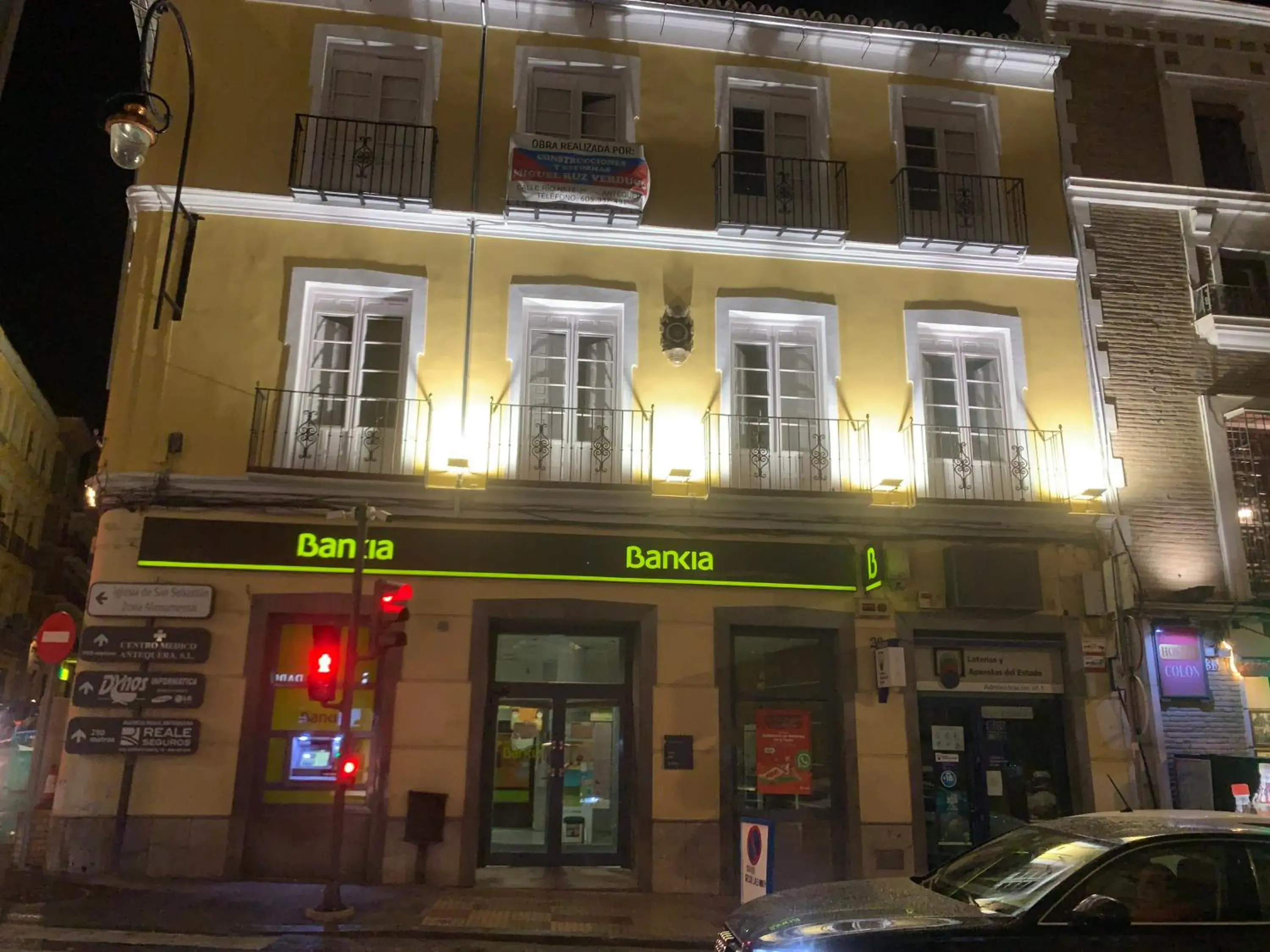 Property building in Hostal Colon Antequera Property building in Hostal Colon Antequera