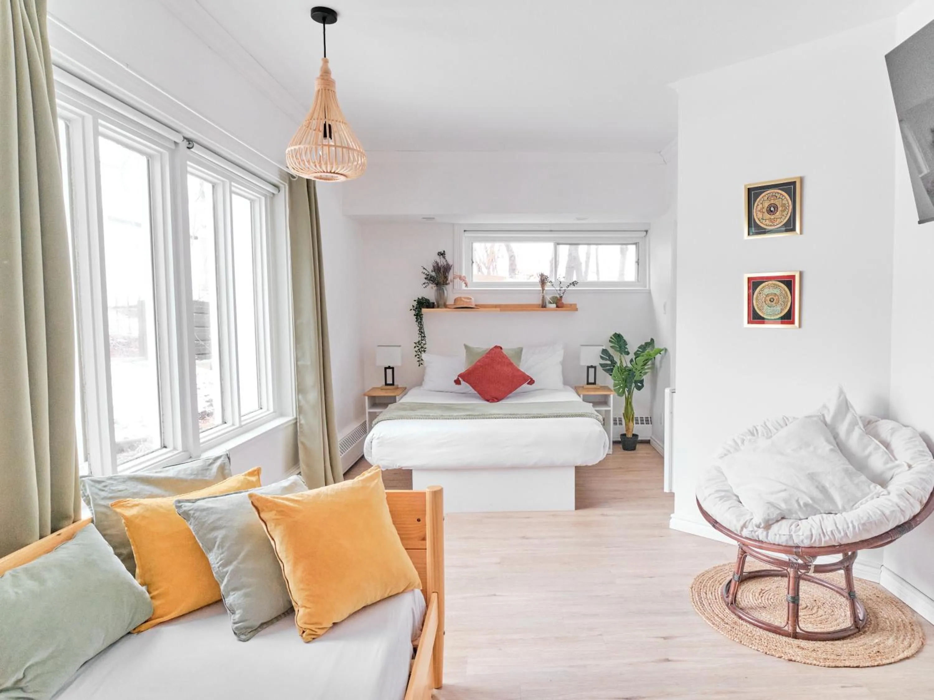 Bed in BALCON BLANC - Auberge à Chicoutimi, Saguenay