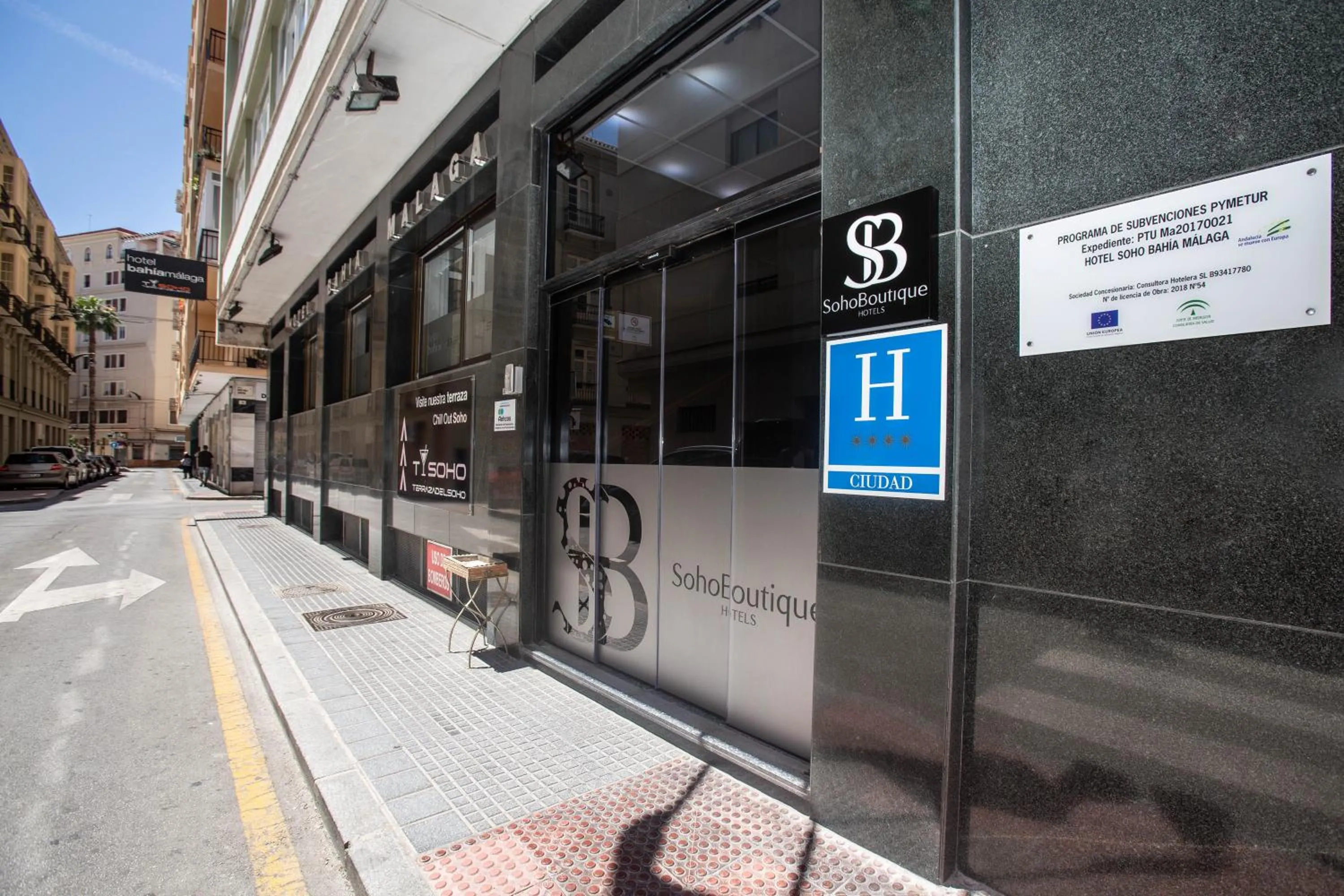 Facade/entrance in Soho Boutique Bahía Málaga