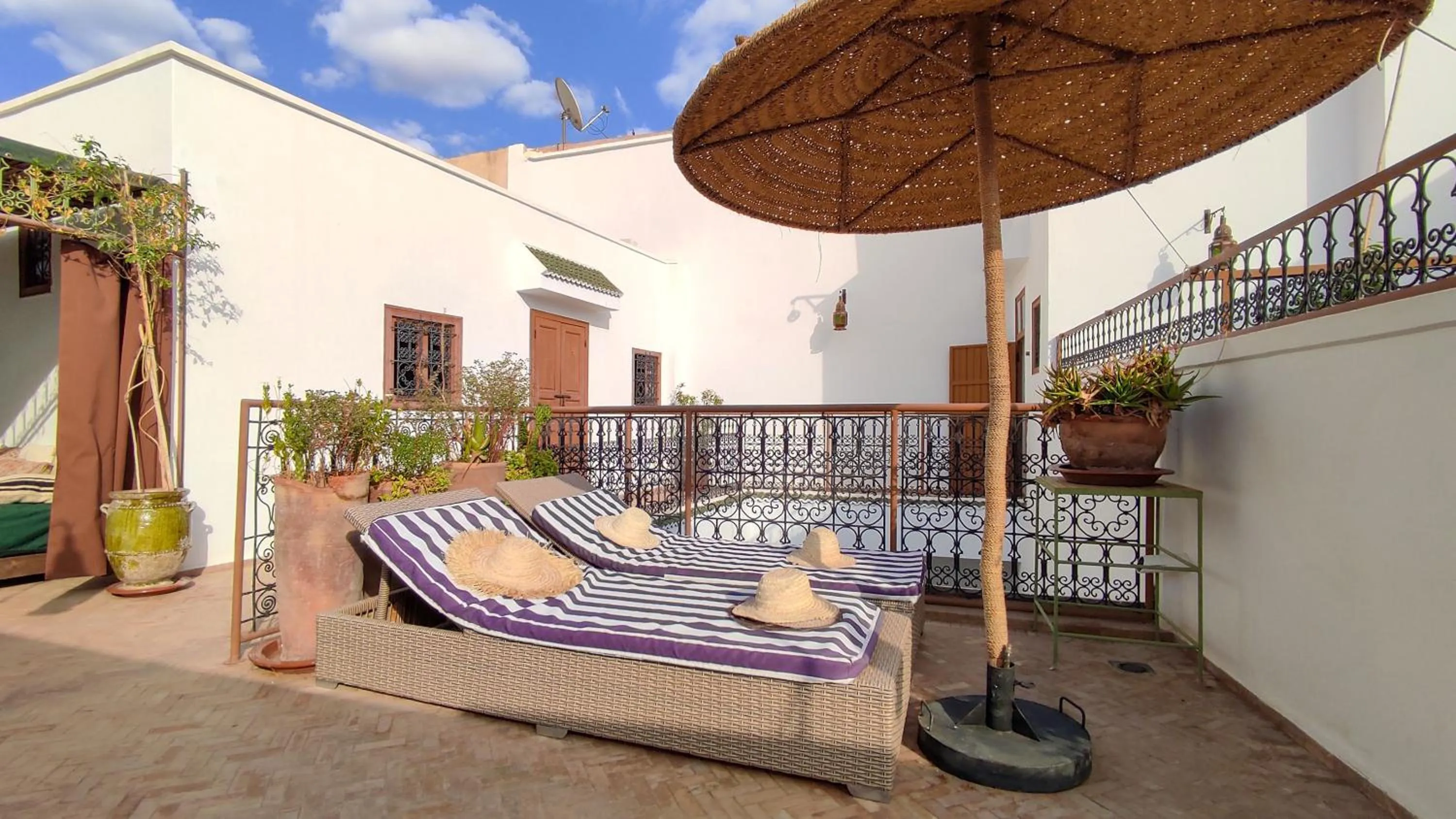 Patio in RIAD DAR En-Nawat