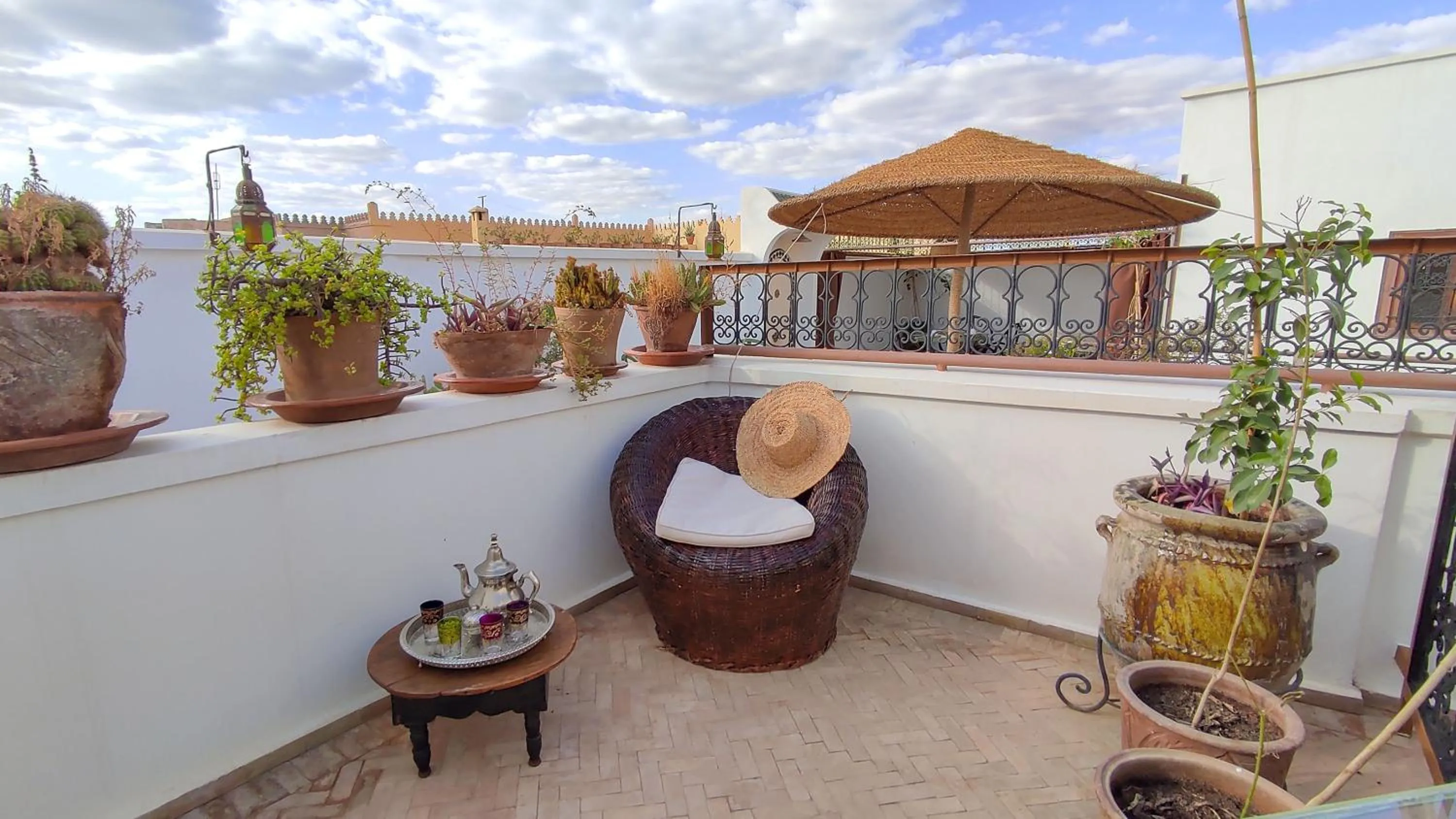 Balcony/Terrace in RIAD DAR En-Nawat