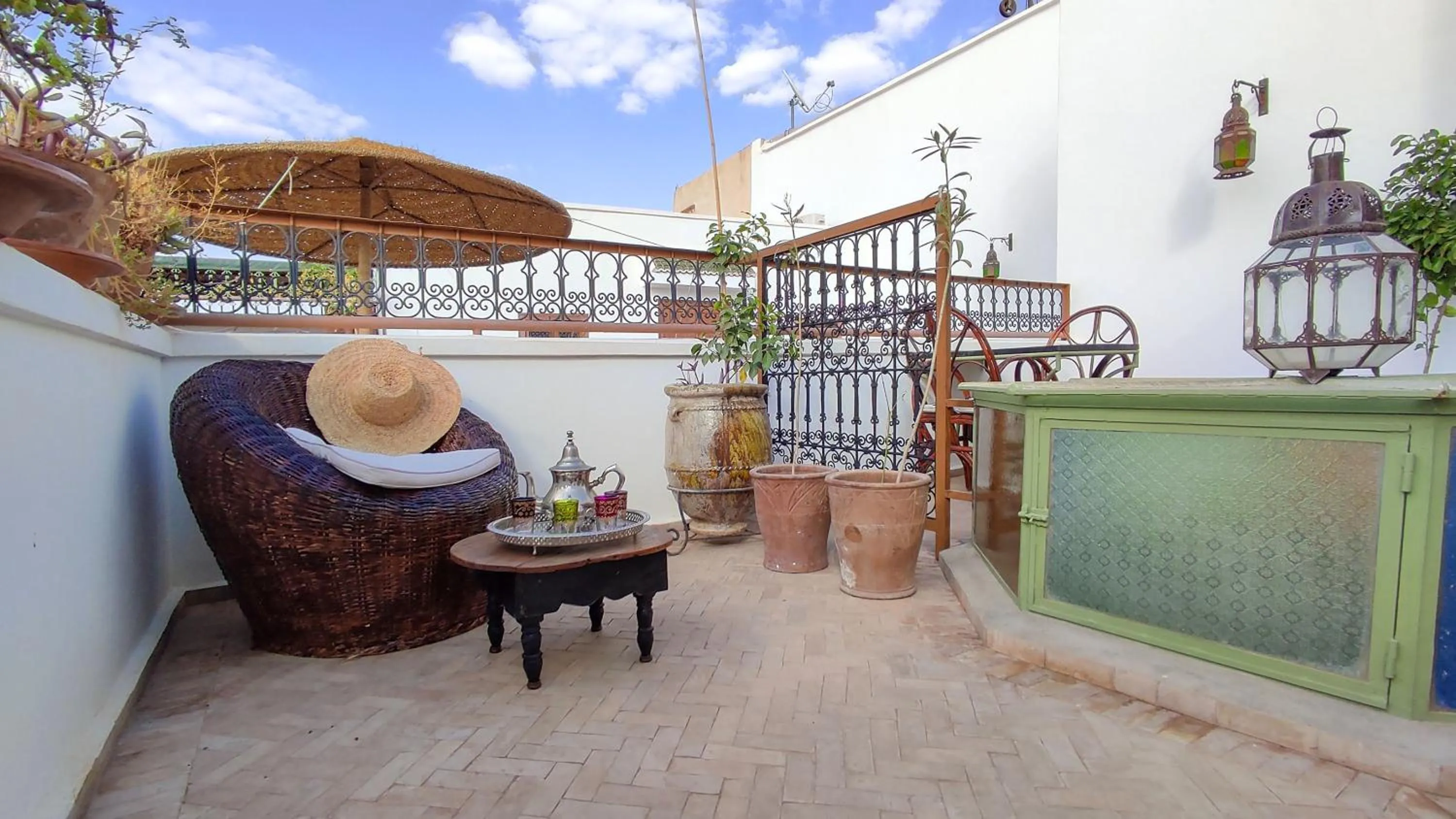 Patio in RIAD DAR En-Nawat