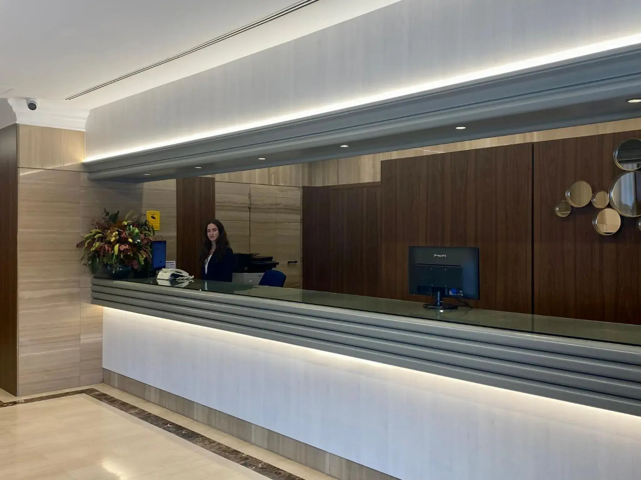 Lobby or reception in Hotel Derby Sevilla Lobby or reception in Hotel Derby Sevilla