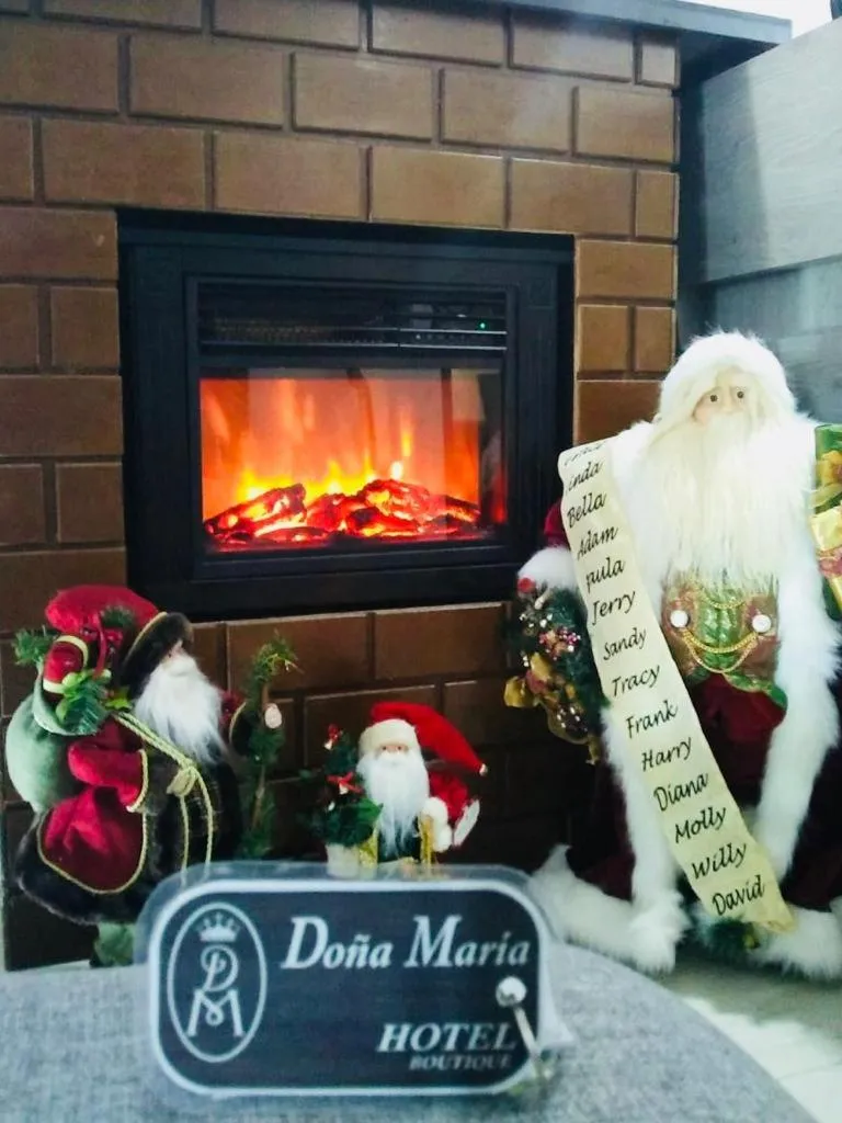 flat iron in Hotel Boutique Doña Maria