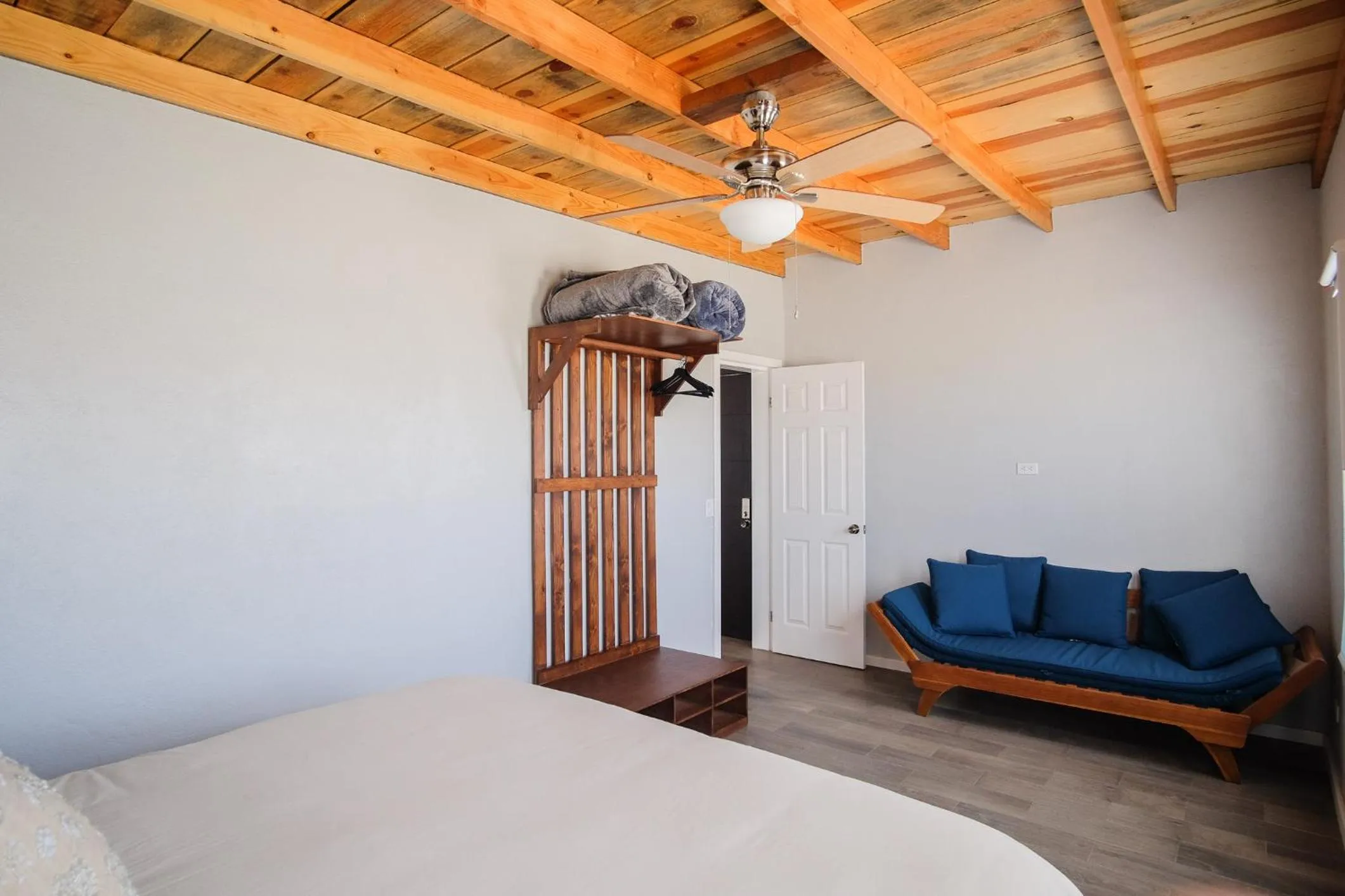 Seating area, Bed in Finca San Sebastian