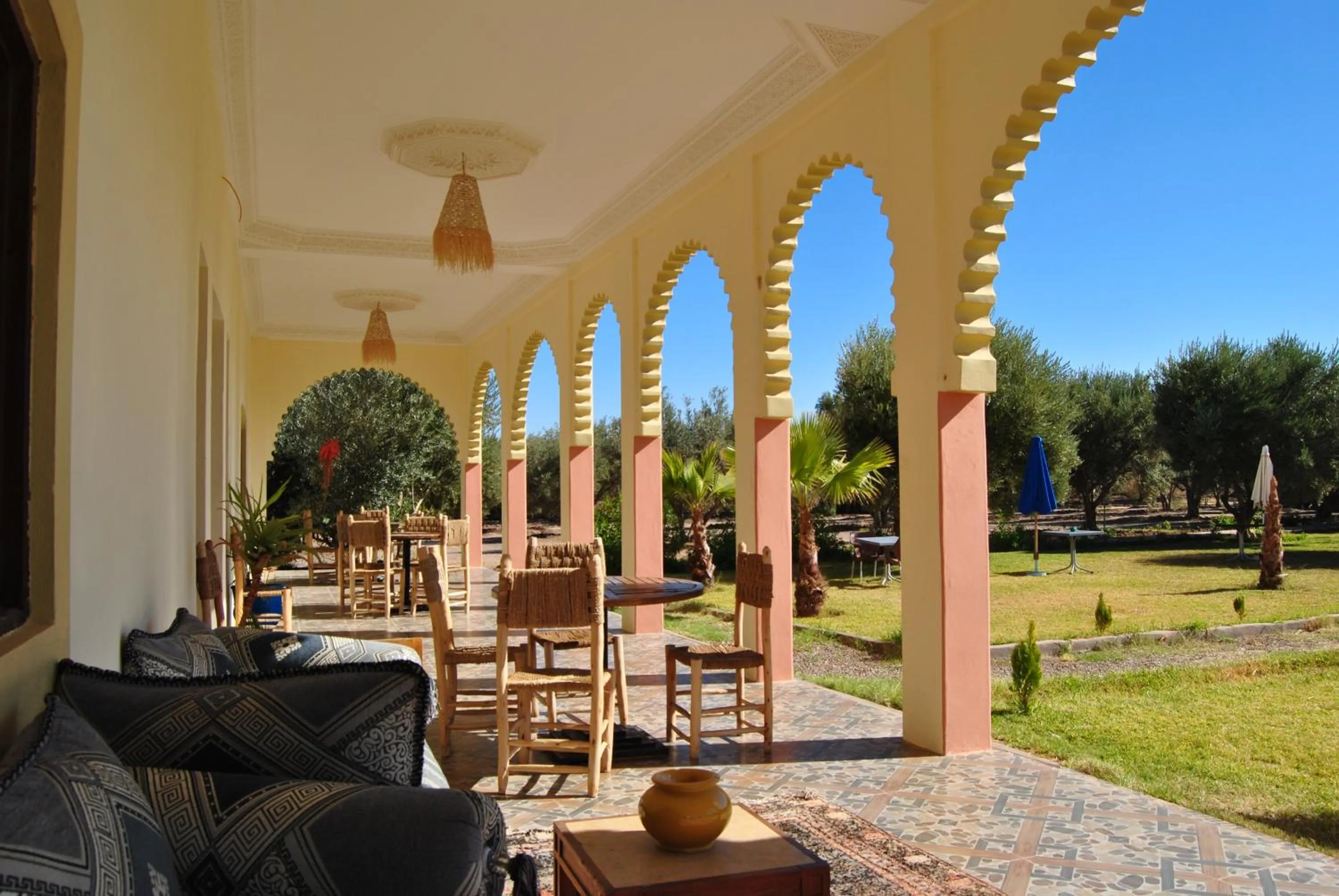 Patio in Guest House Qodwa