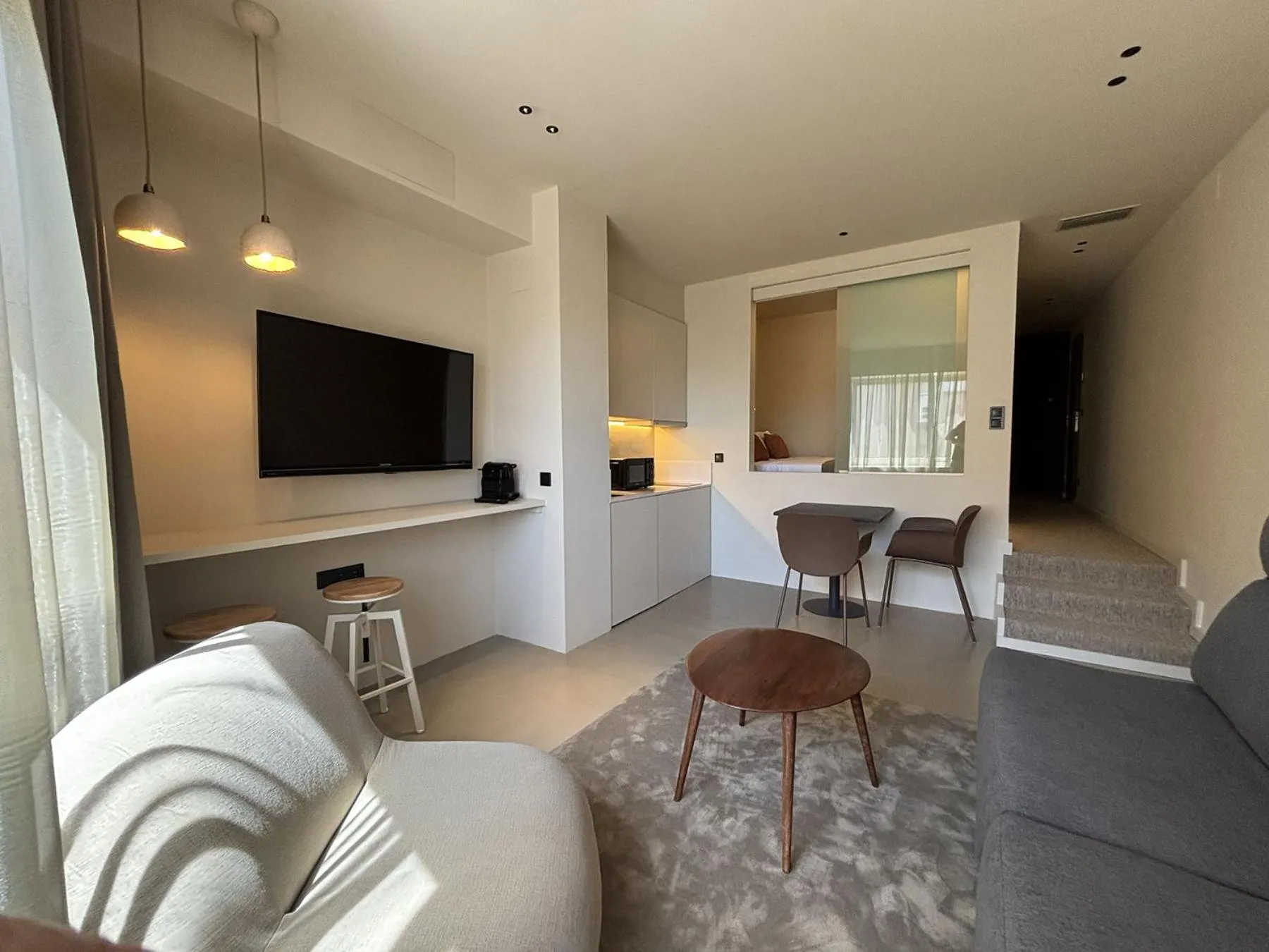 Kitchen or kitchenette in Senator Barcelona Apartments