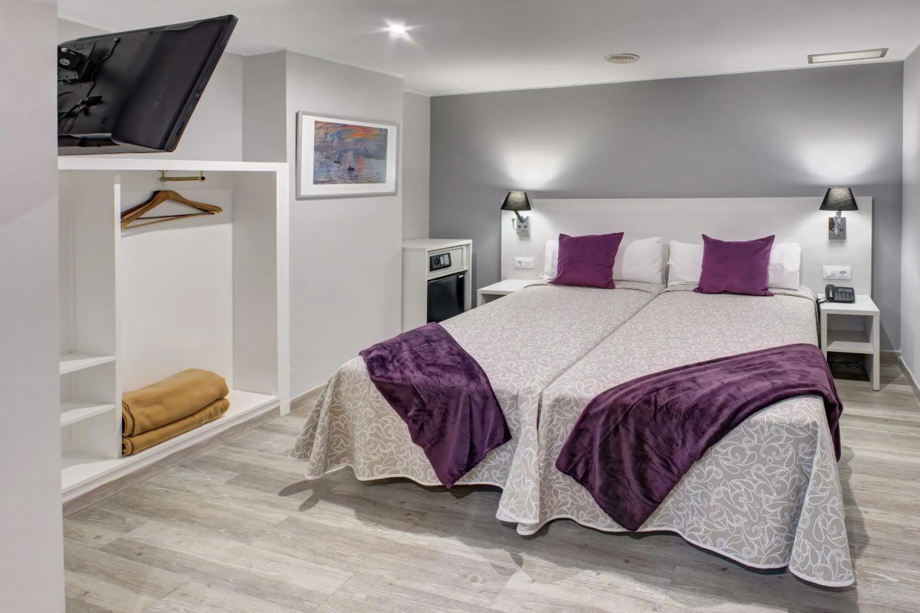 Bed in Hotel Nuevo Triunfo Bed in Hotel Nuevo Triunfo