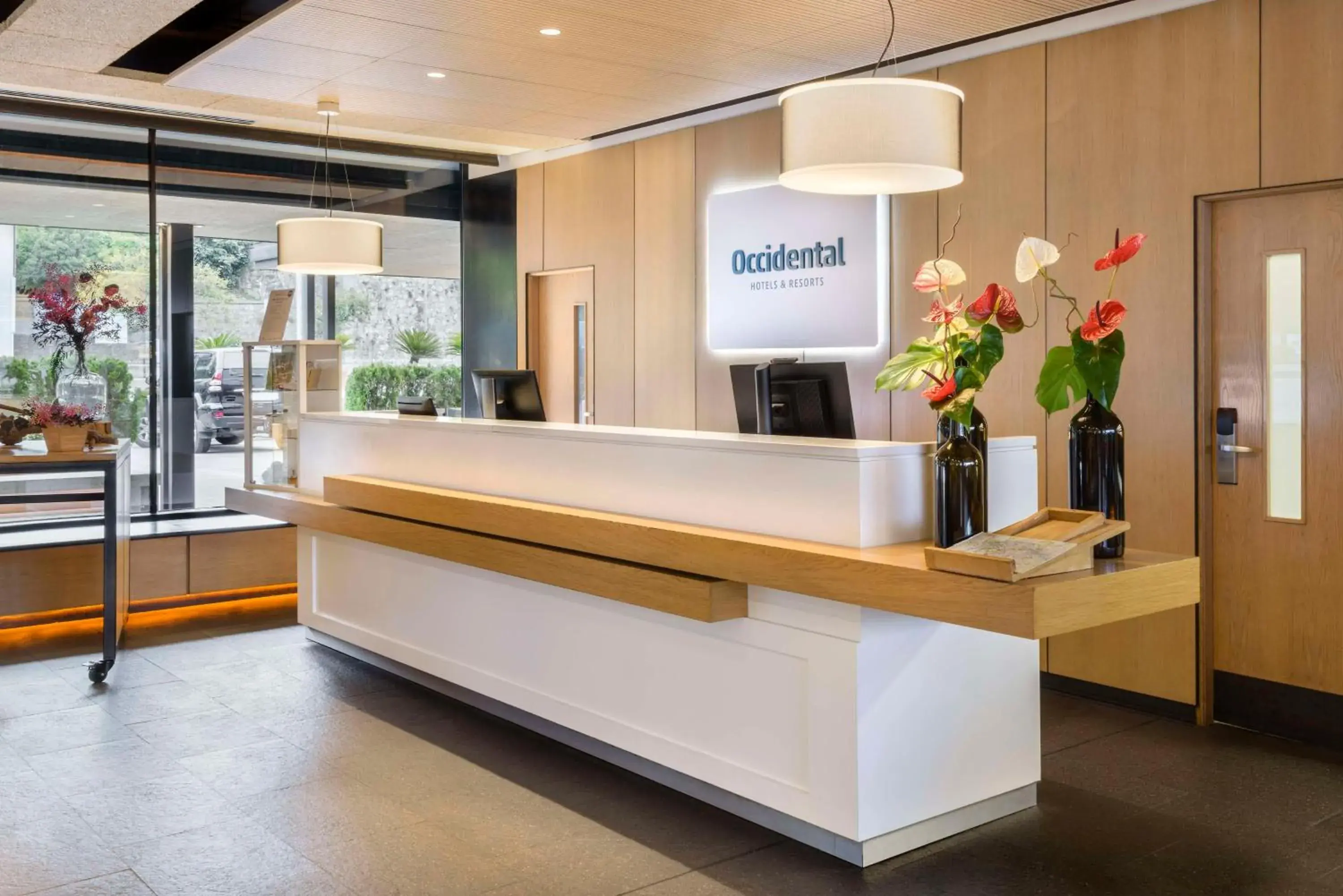 Lobby or reception in Occidental Bilbao Lobby or reception in Occidental Bilbao
