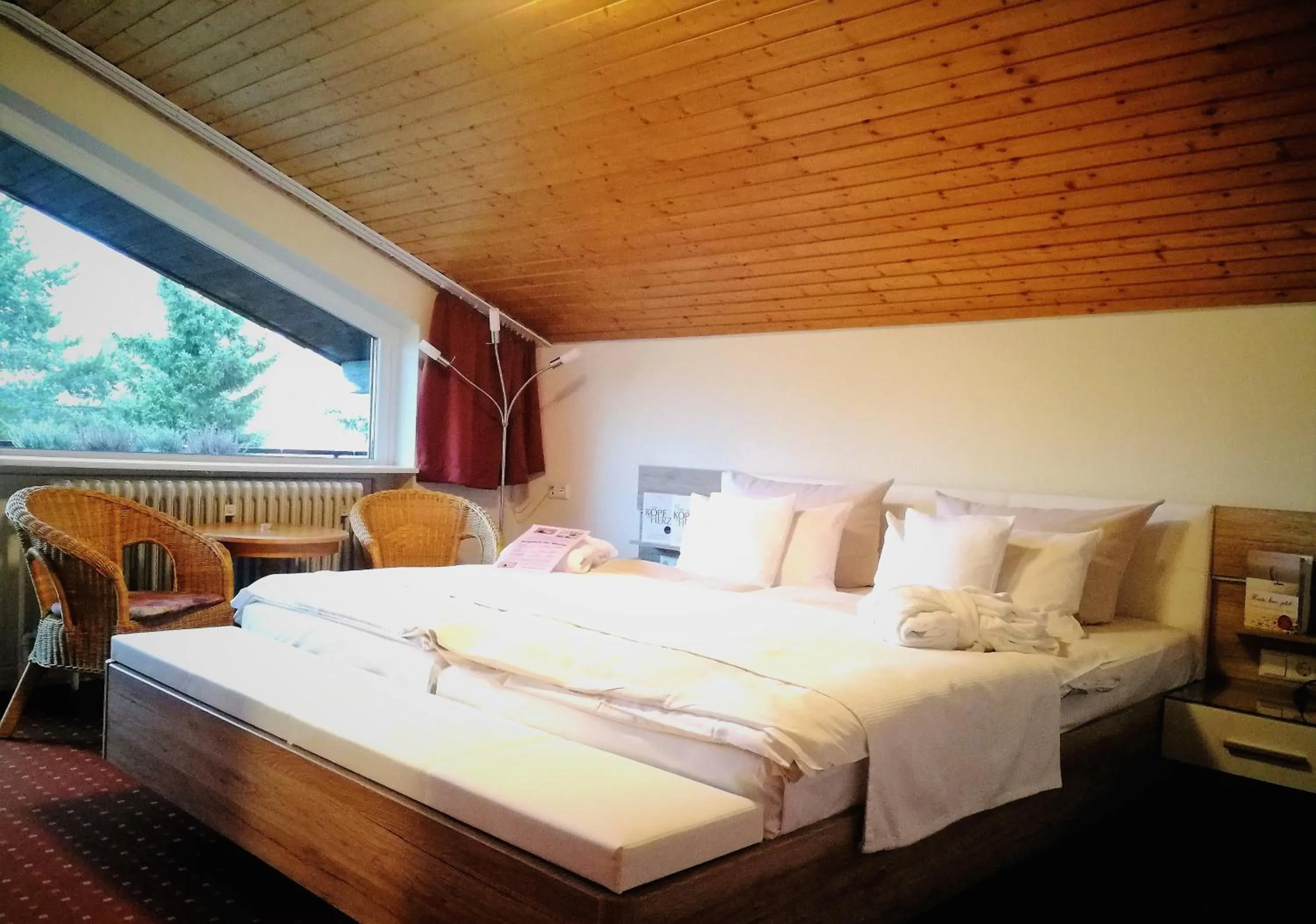 Photo of the whole room, Bed in Ferienhotel Schwarzwälder Hof