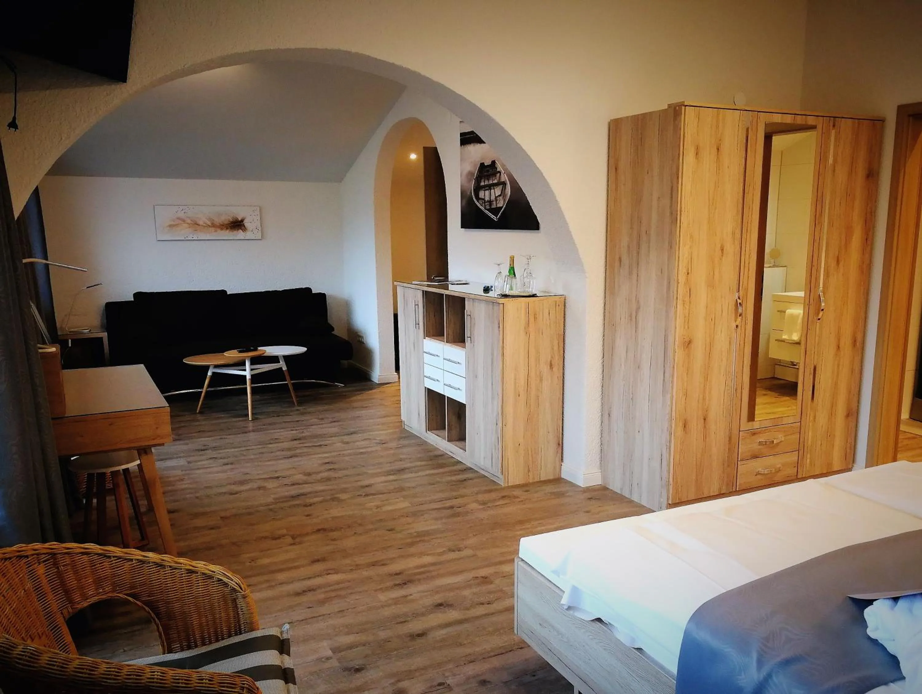 Photo of the whole room, Bed in Ferienhotel Schwarzwälder Hof