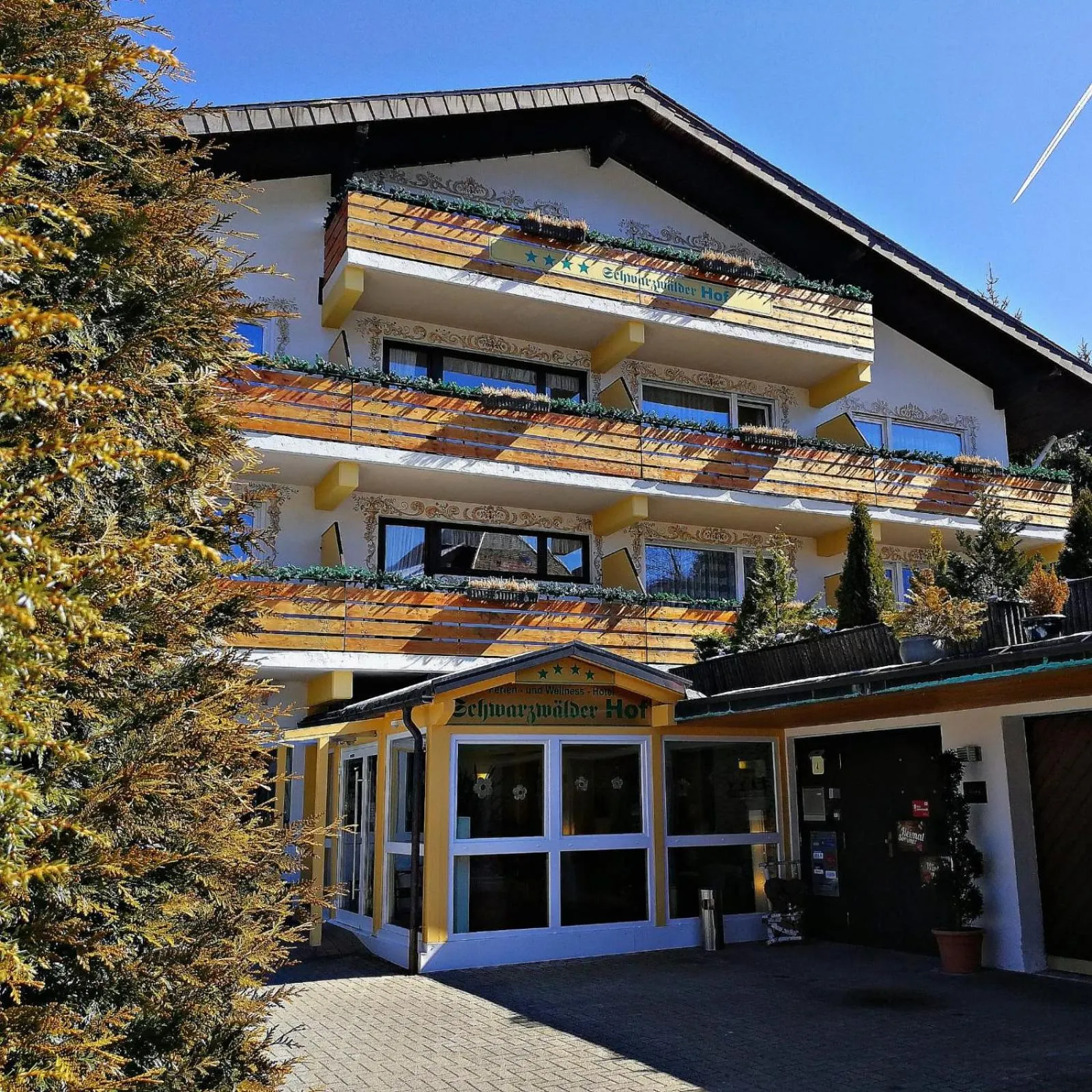 Facade/entrance in Ferienhotel Schwarzwälder Hof