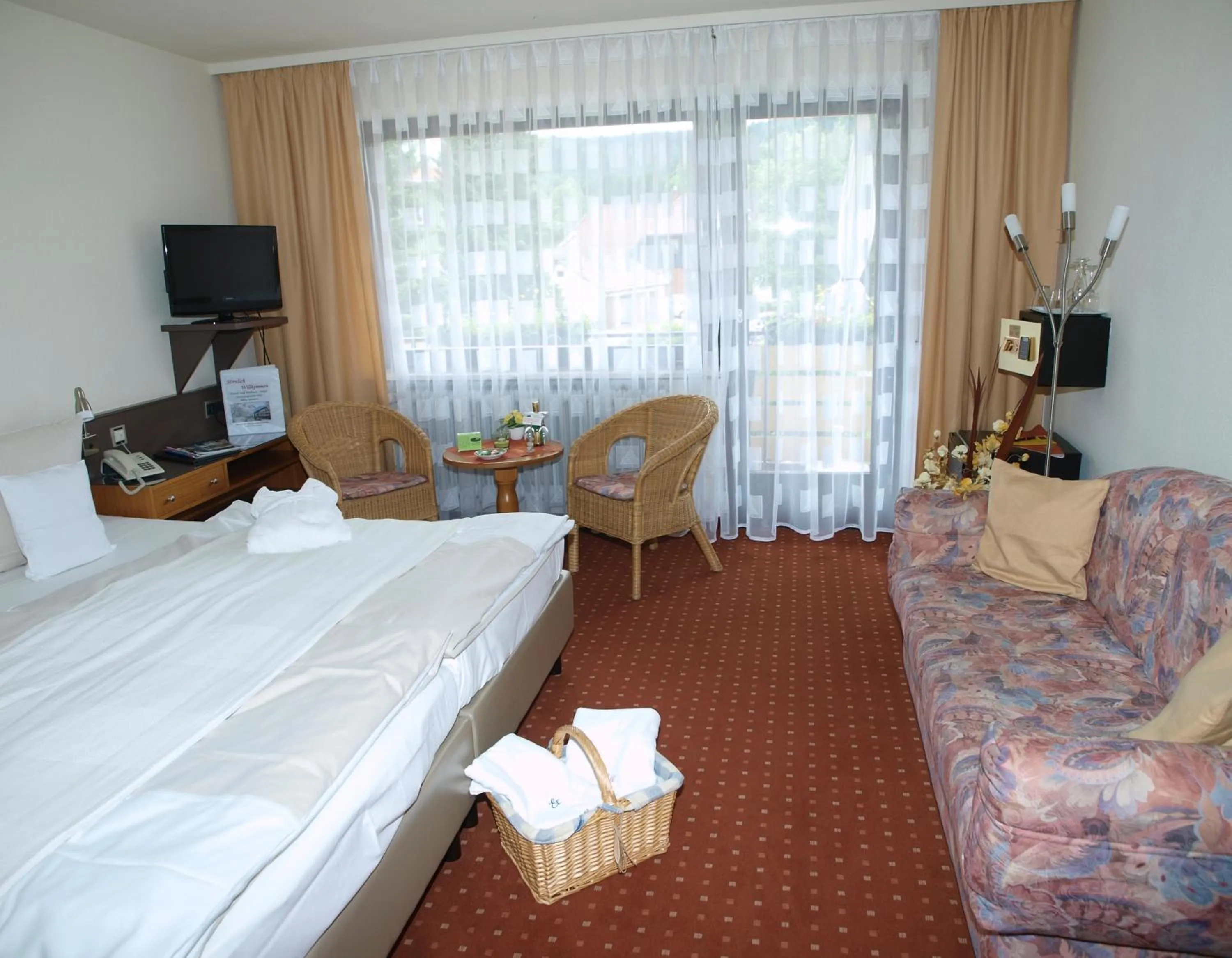 Photo of the whole room, Bed in Ferienhotel Schwarzwälder Hof