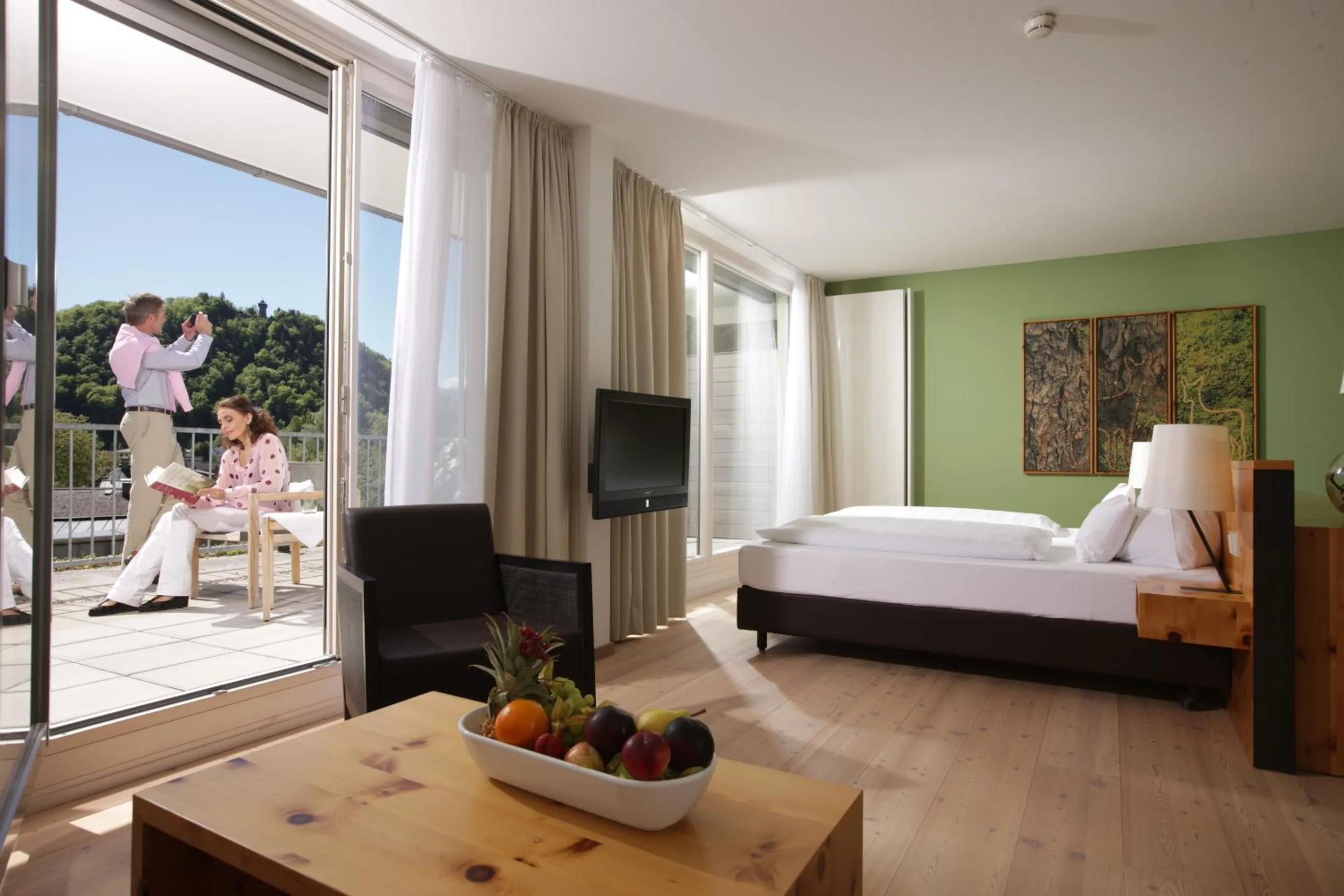 Bed in Villa Seilern Vital Resort