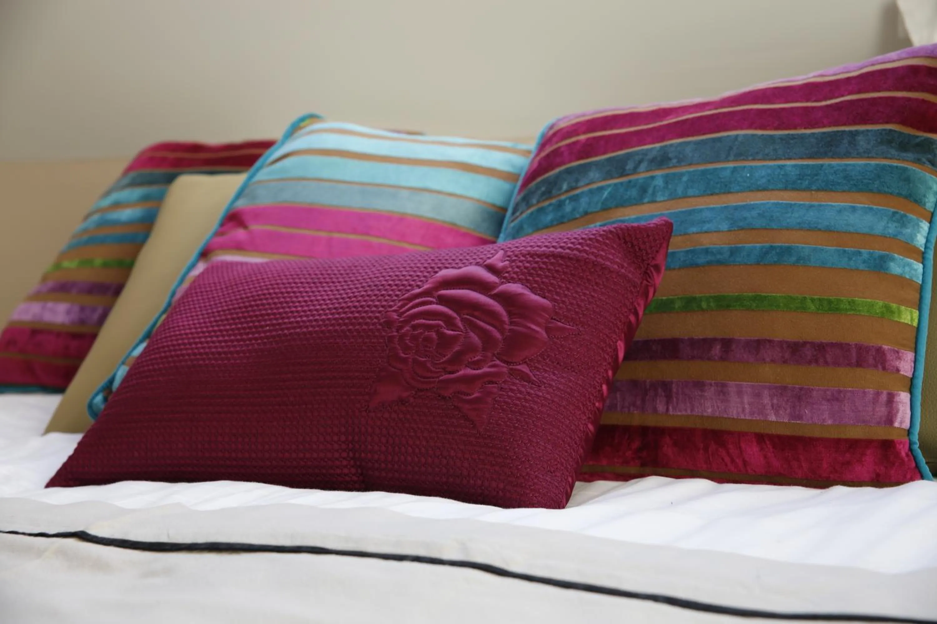 Decorative detail, Bed in B&B Hippo-Droom