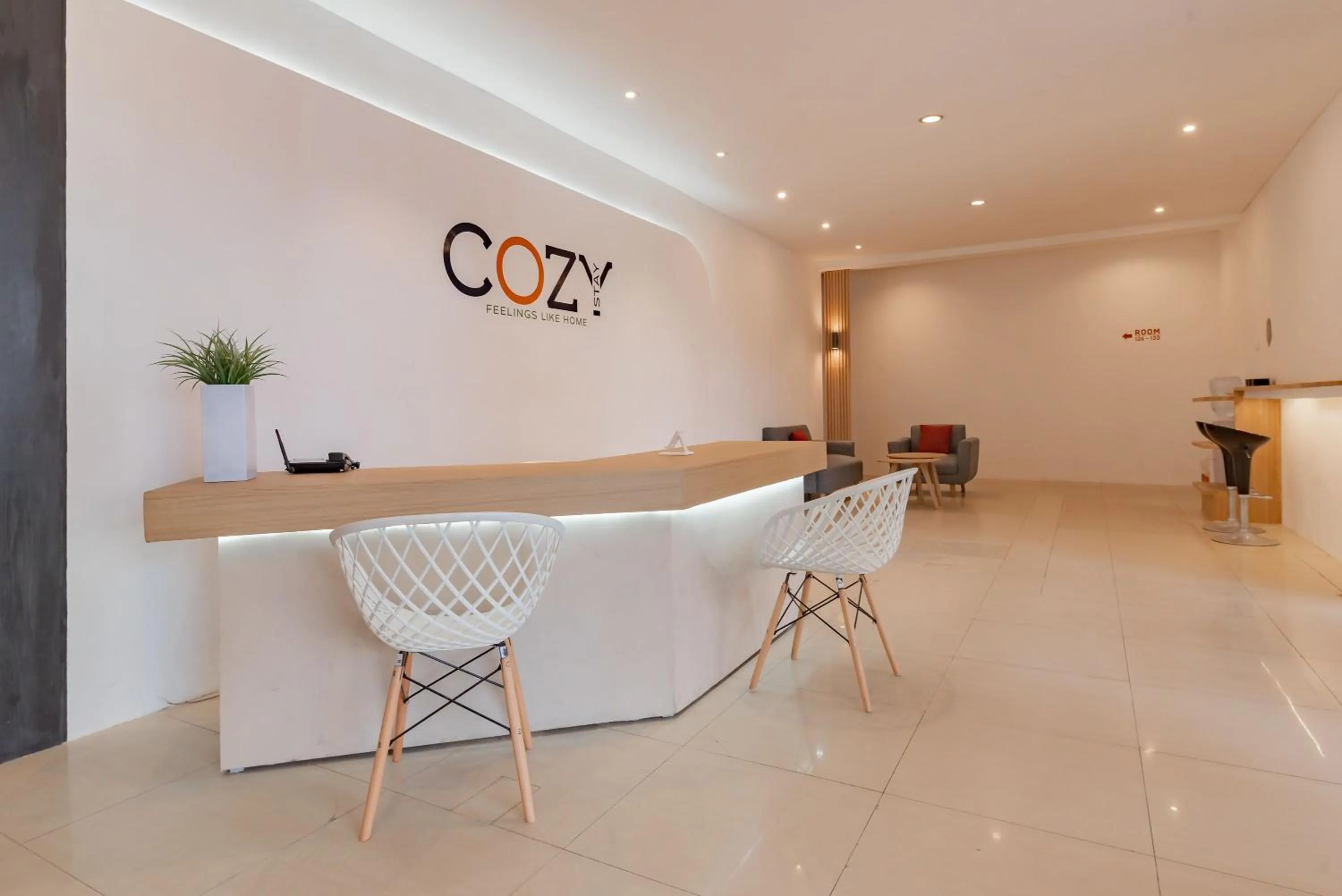 Lobby or reception in Urbanview Hotel Cozy Samarinda by RedDoorz