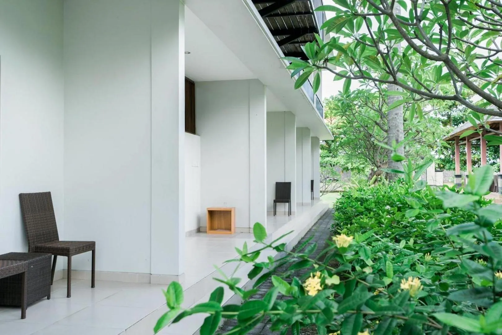 Balcony/Terrace in Ariana Beach Resort Amed Bali