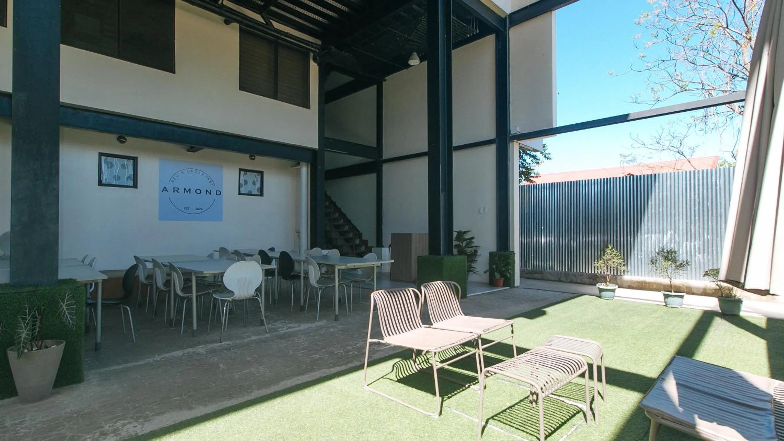 Patio in Mahayahay Lodge and Restaurant