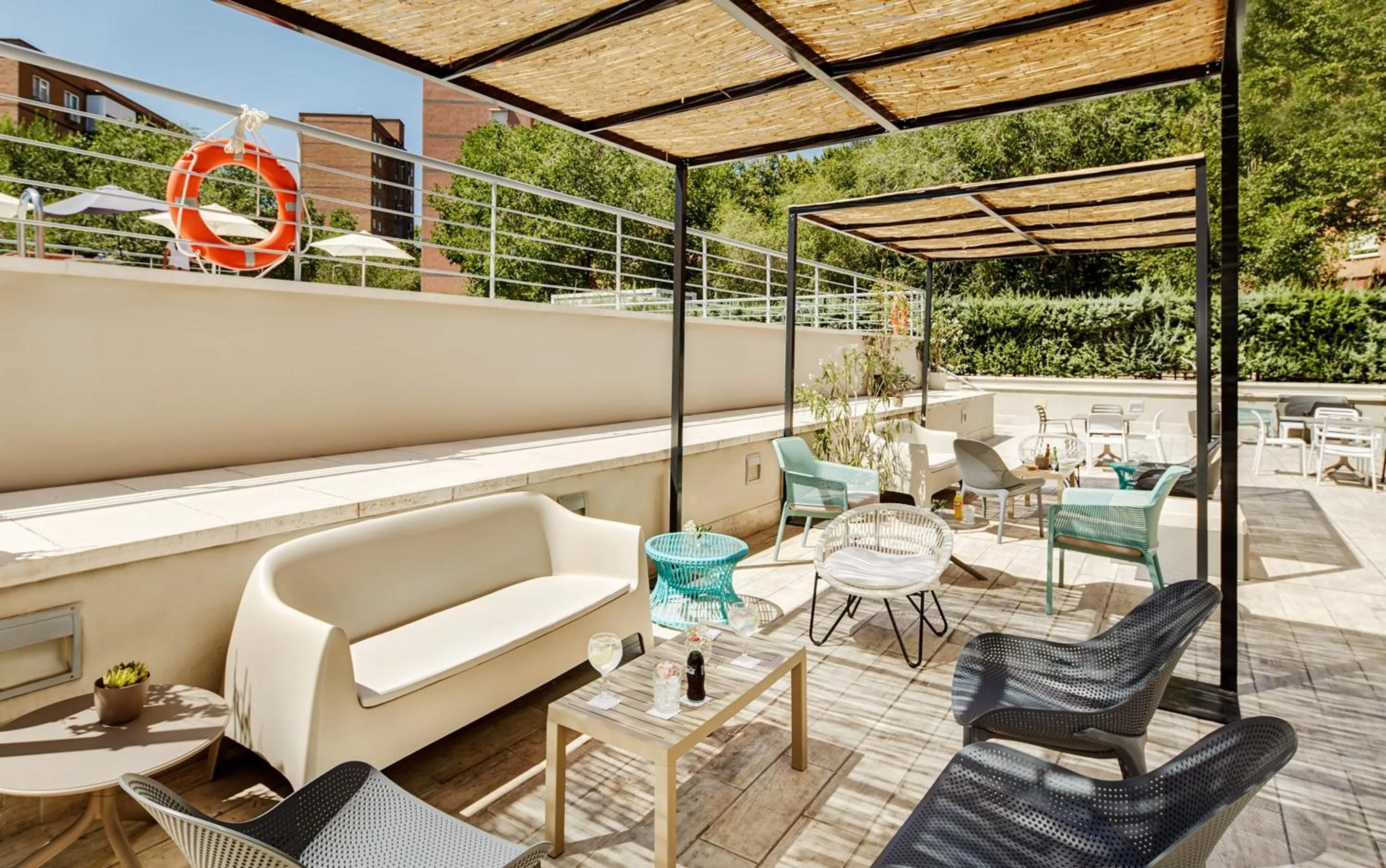 Balcony/Terrace in Sercotel Madrid Aeropuerto