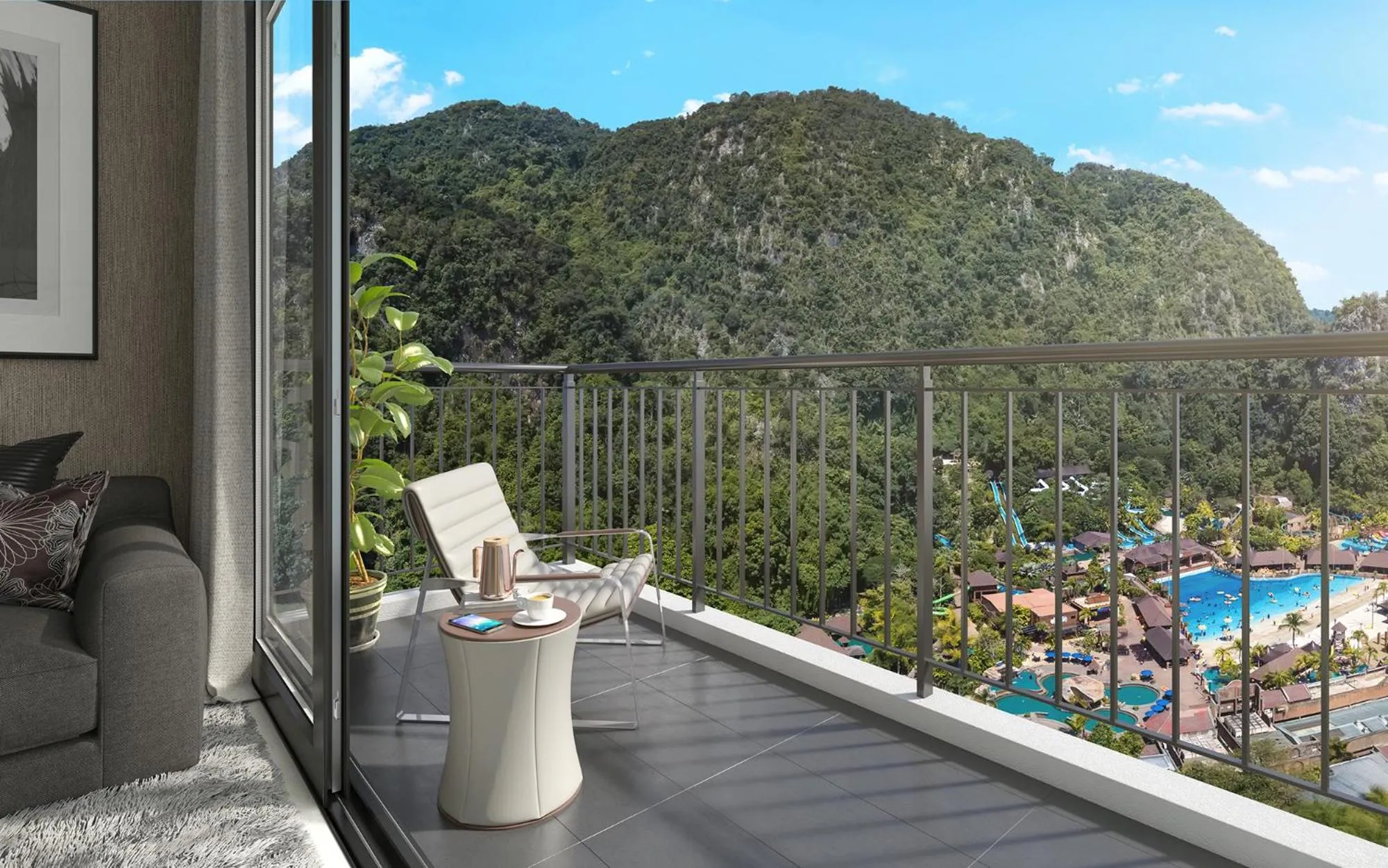 Balcony/Terrace in Sunway Onsen Hospitality Suites