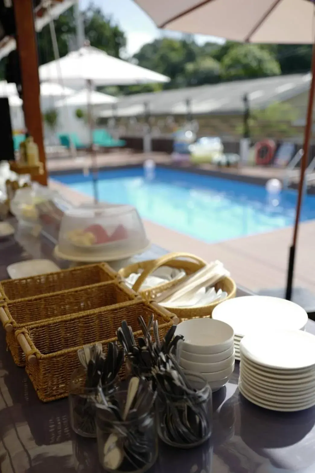 Breakfast in Green Bay Samed Resort Breakfast in Green Bay Samed Resort